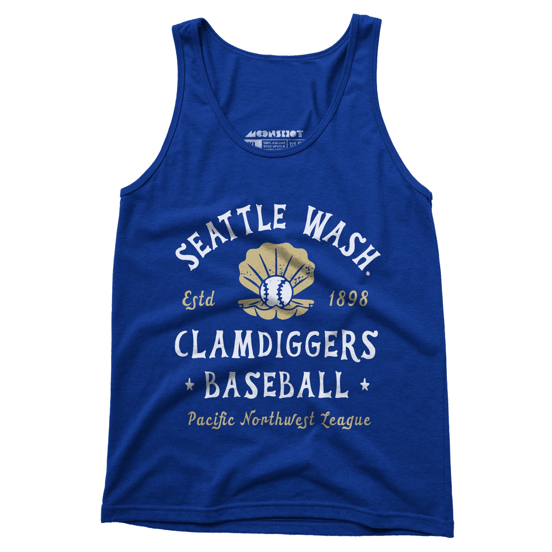 Seattle Clamdiggers - Washington - Vintage Defunct Baseball Teams - Unisex Tank Top