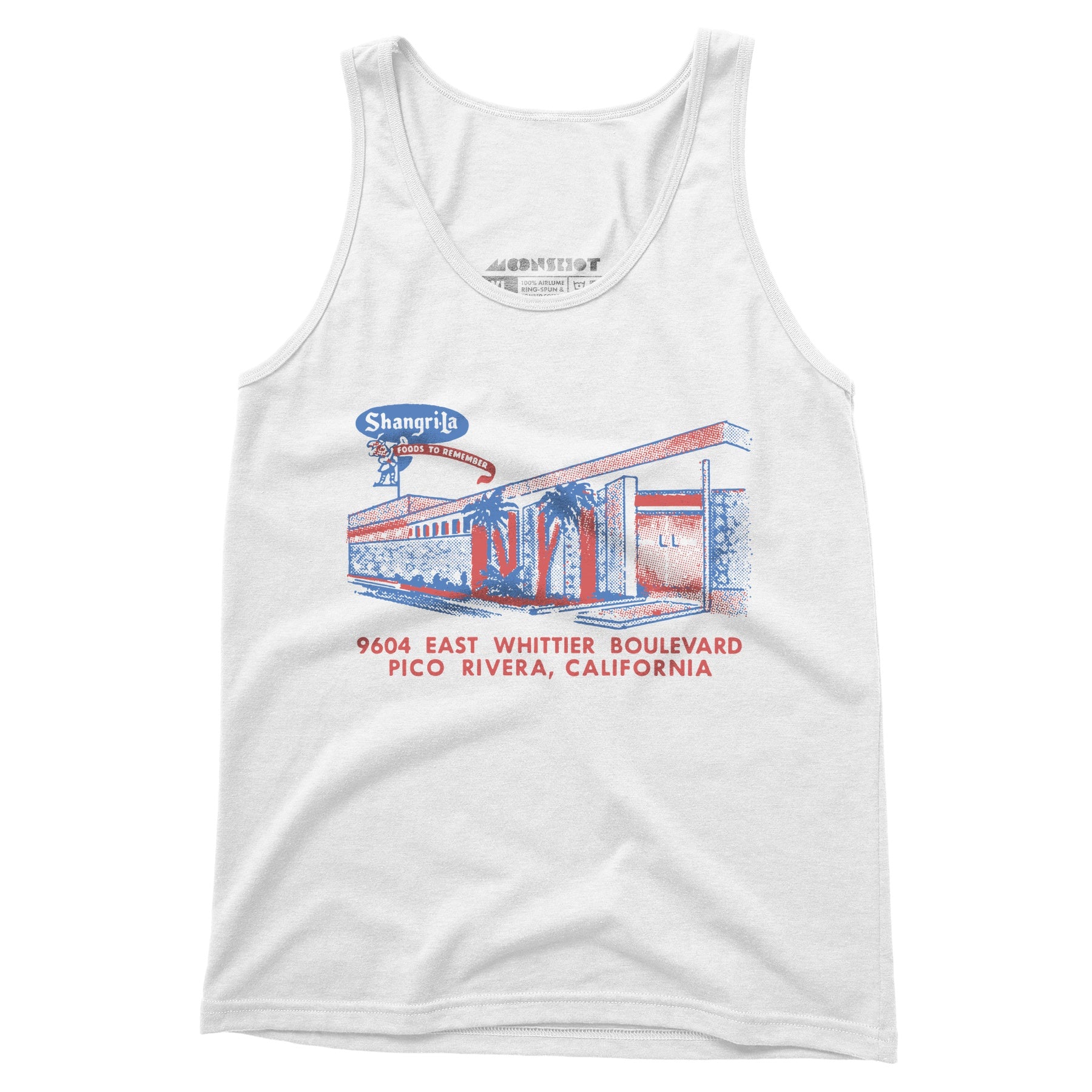 Shangri-La - Pico Rivera, CA - Vintage Restaurant - Unisex Tank Top