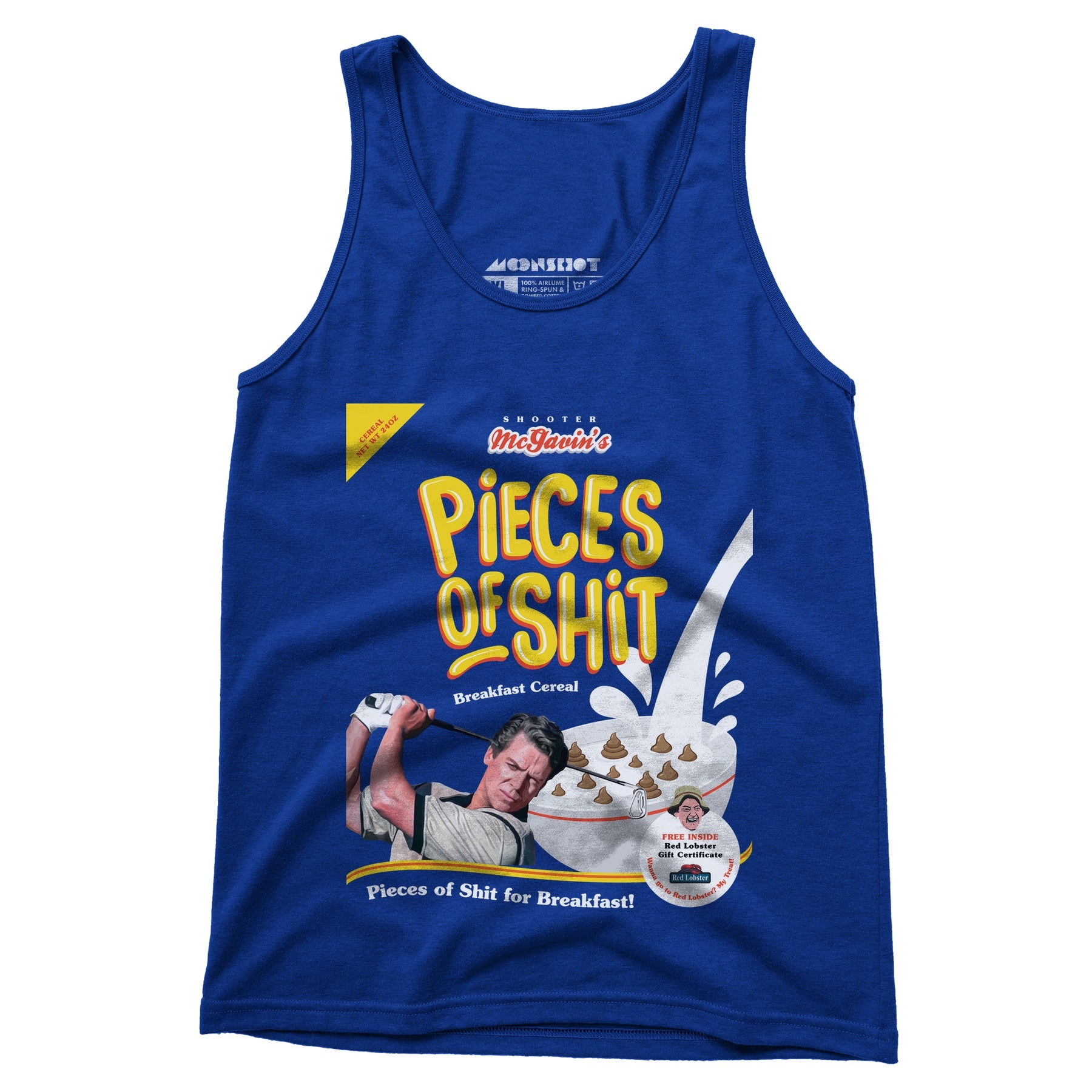 Shooter McGavin's Pieces of Shit Breakfast Cereal - Unisex Tank Top