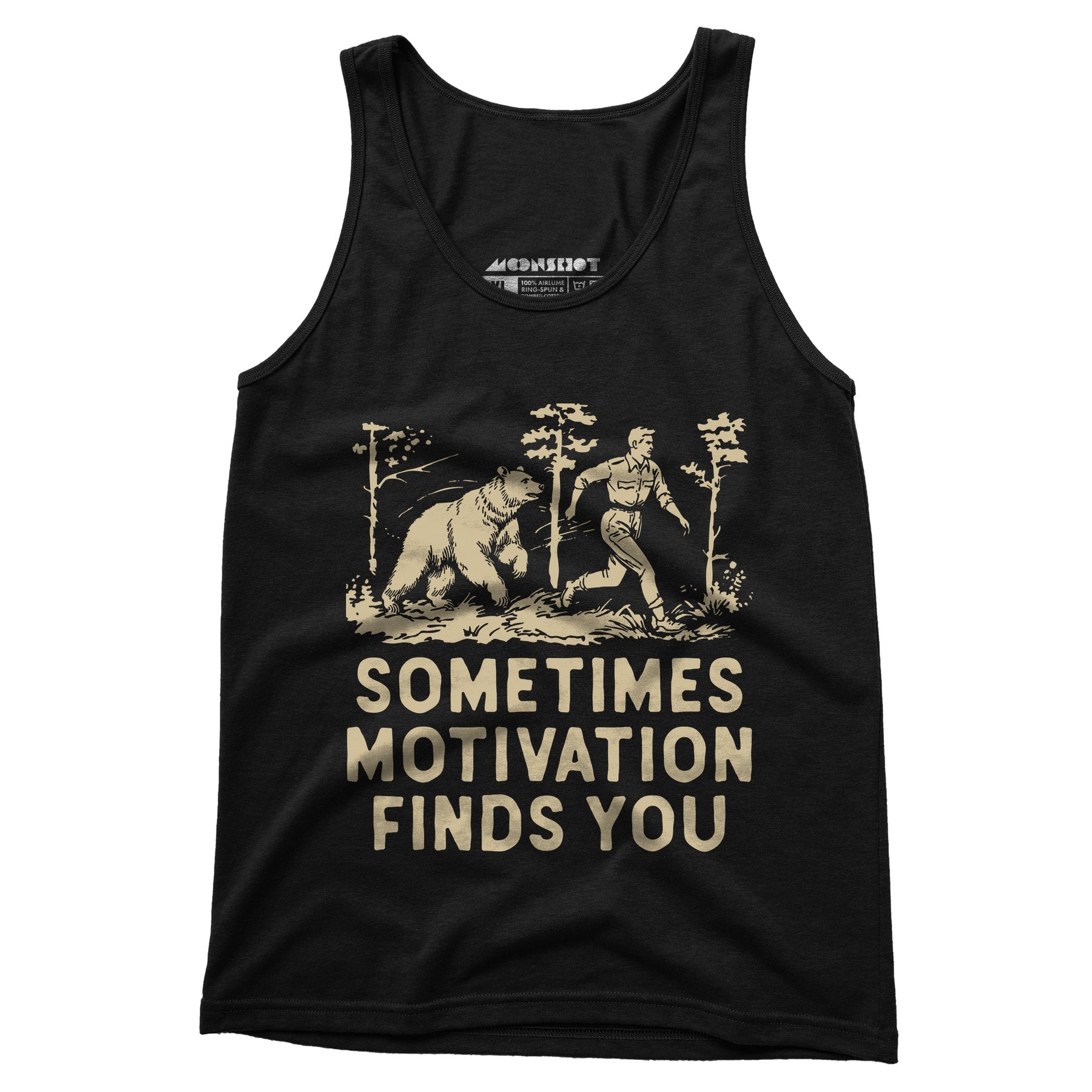Sometimes Motivation Finds You - Unisex Tank Top