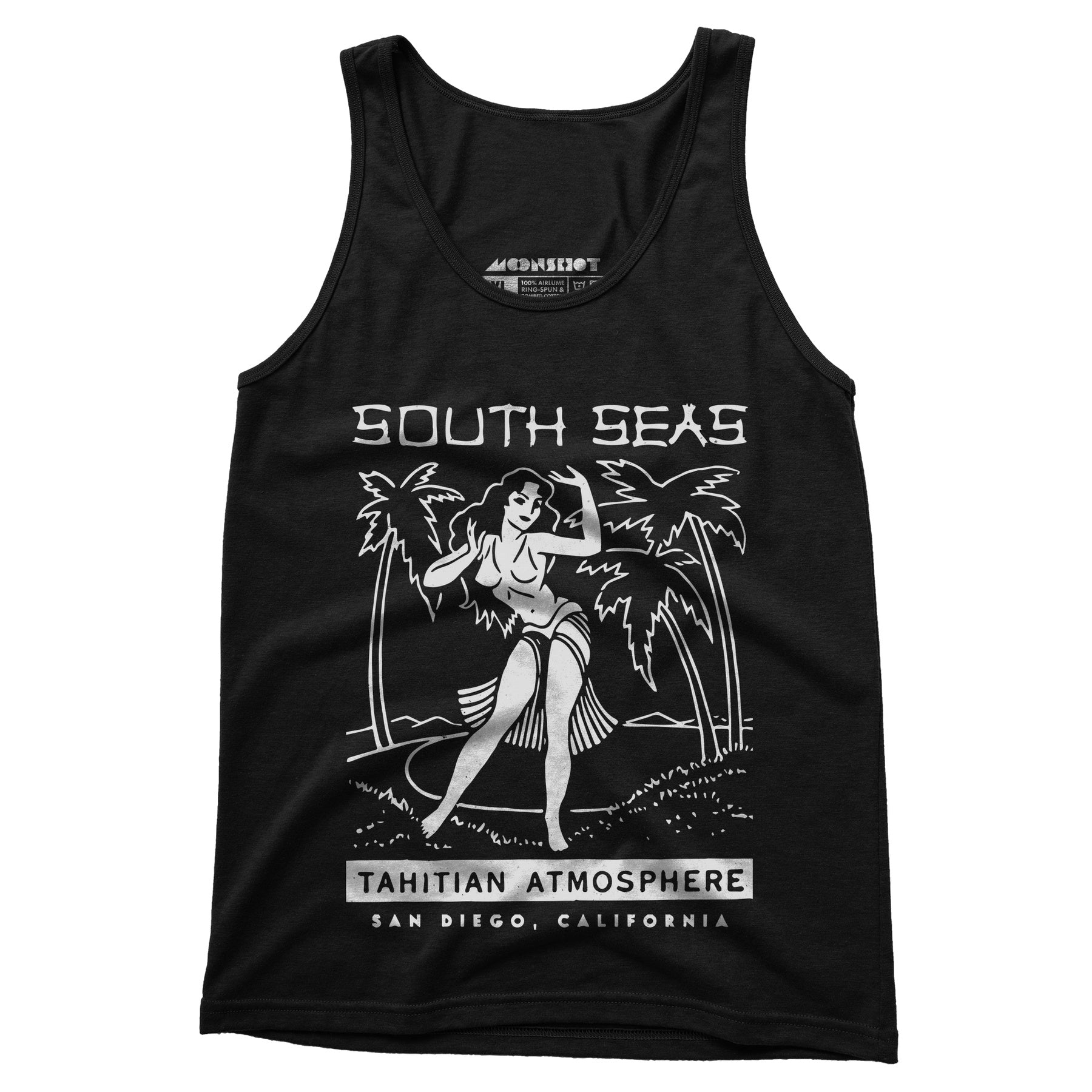 South Seas - San Diego, CA - Vintage Tiki Bar - Unisex Tank Top