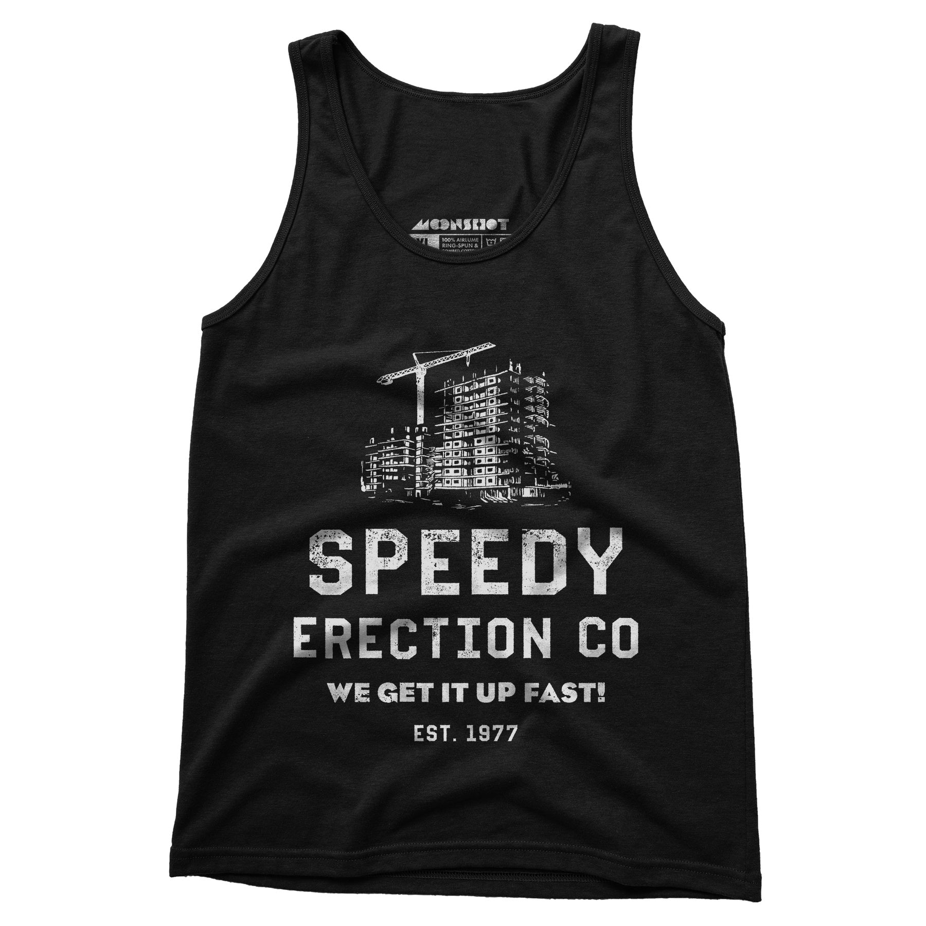 Speedy Erection Co. We Get it Up Fast - Unisex Tank Top