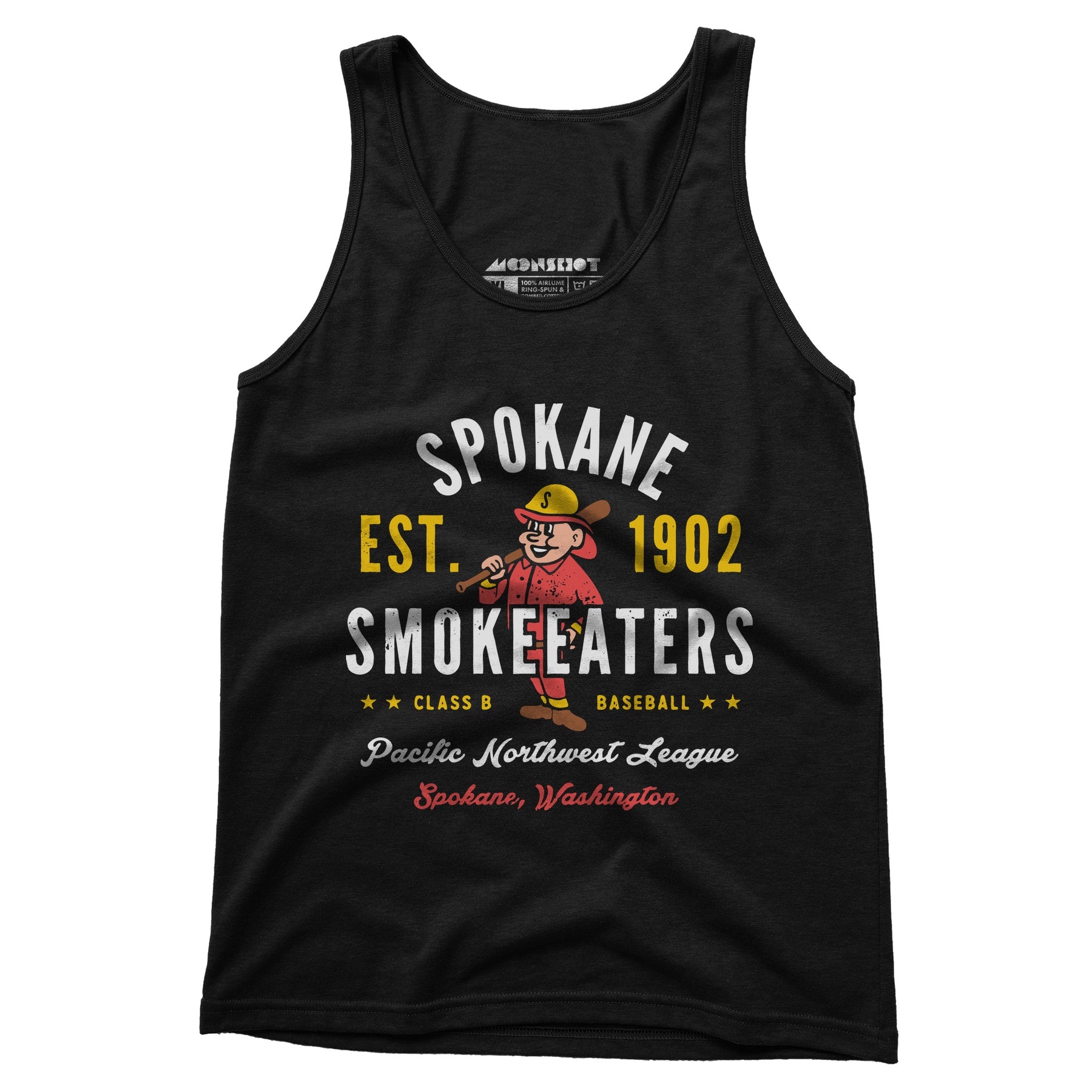 Spokane Smoke Eaters - Washington - Vintage Defunct Baseball Teams - Unisex Tank Top