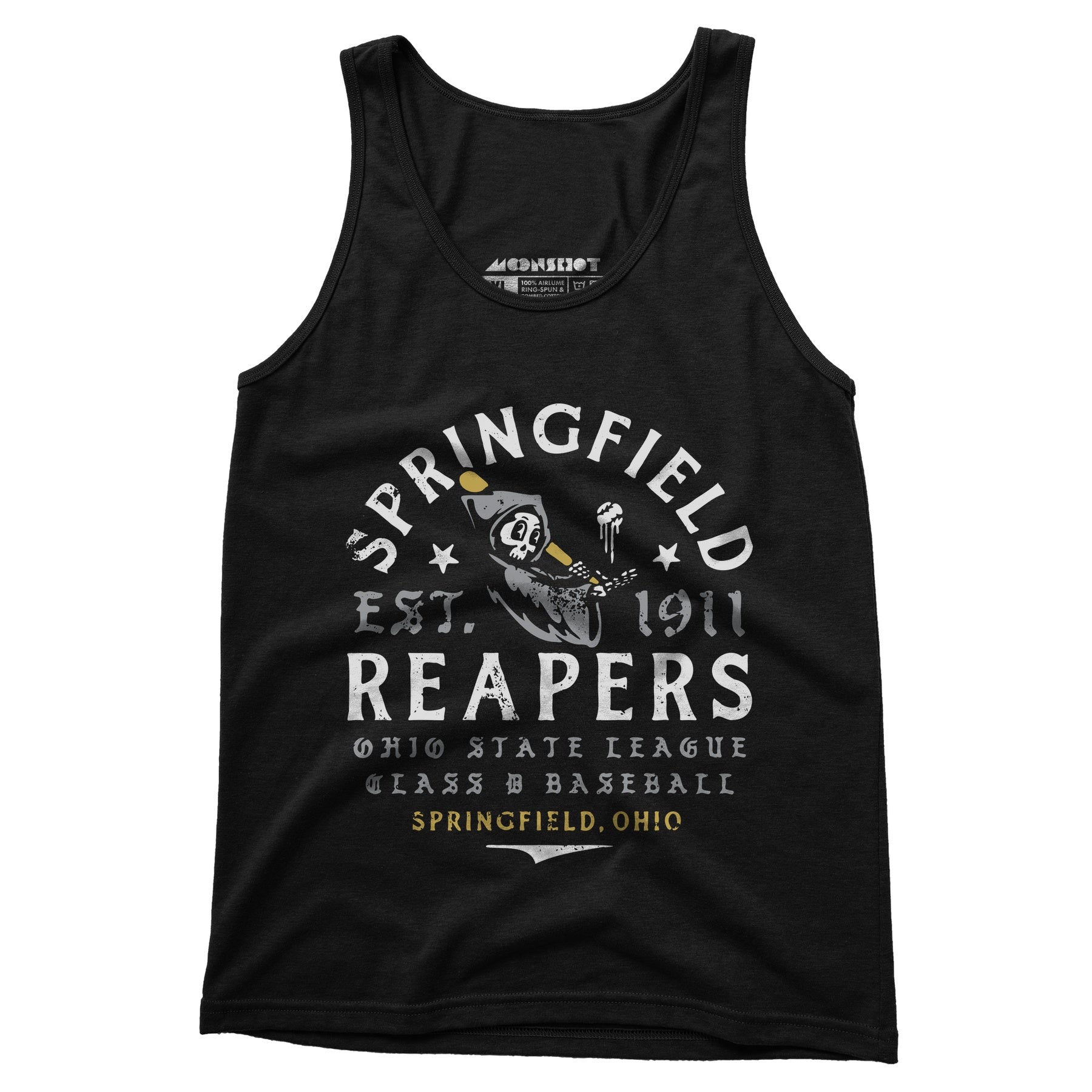 Springfield Reapers - Ohio - Vintage Defunct Baseball Teams - Unisex Tank Top