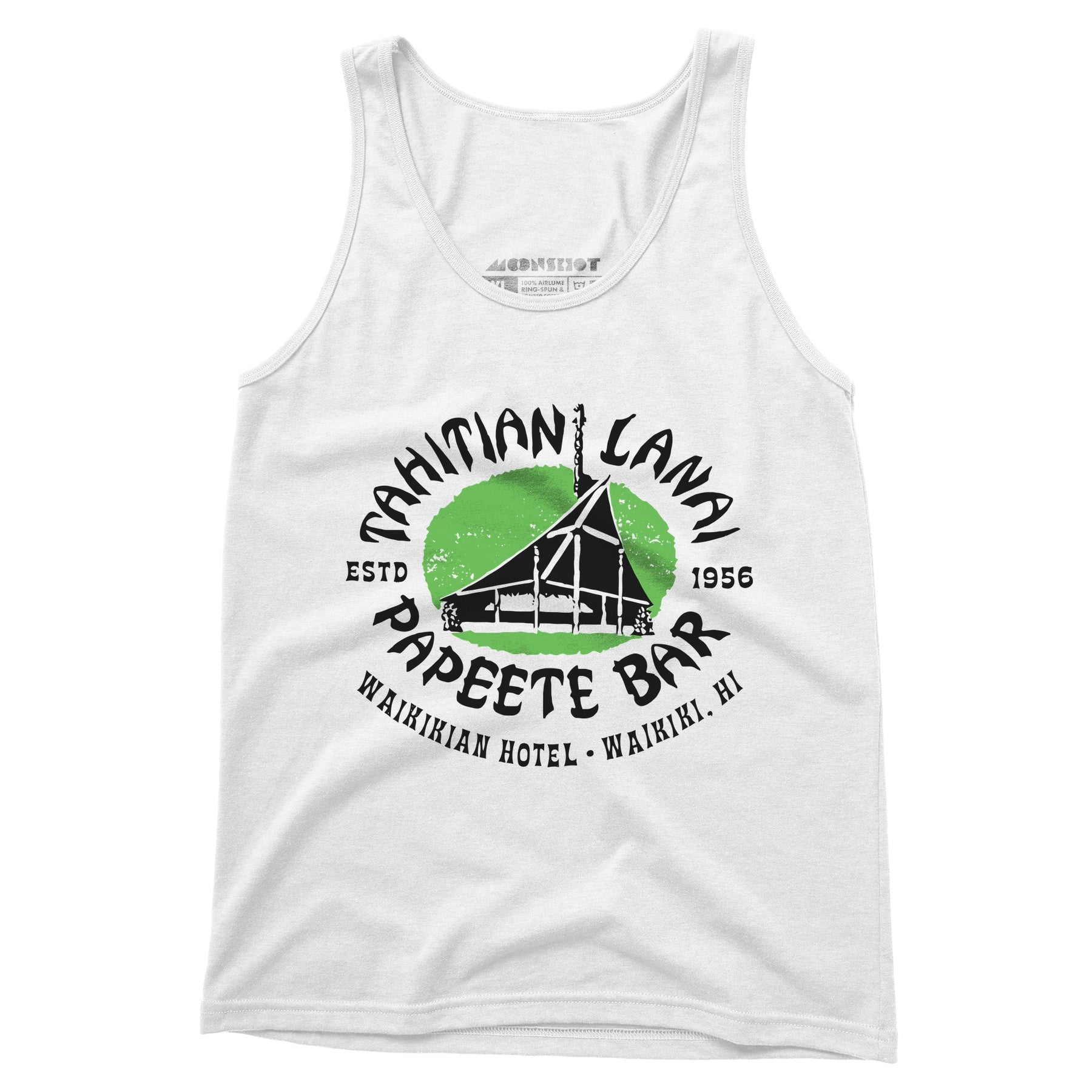 Tahitian Lanai Papeete Bar - Waikiki, HI - Vintage Tiki Bar - Unisex Tank Top