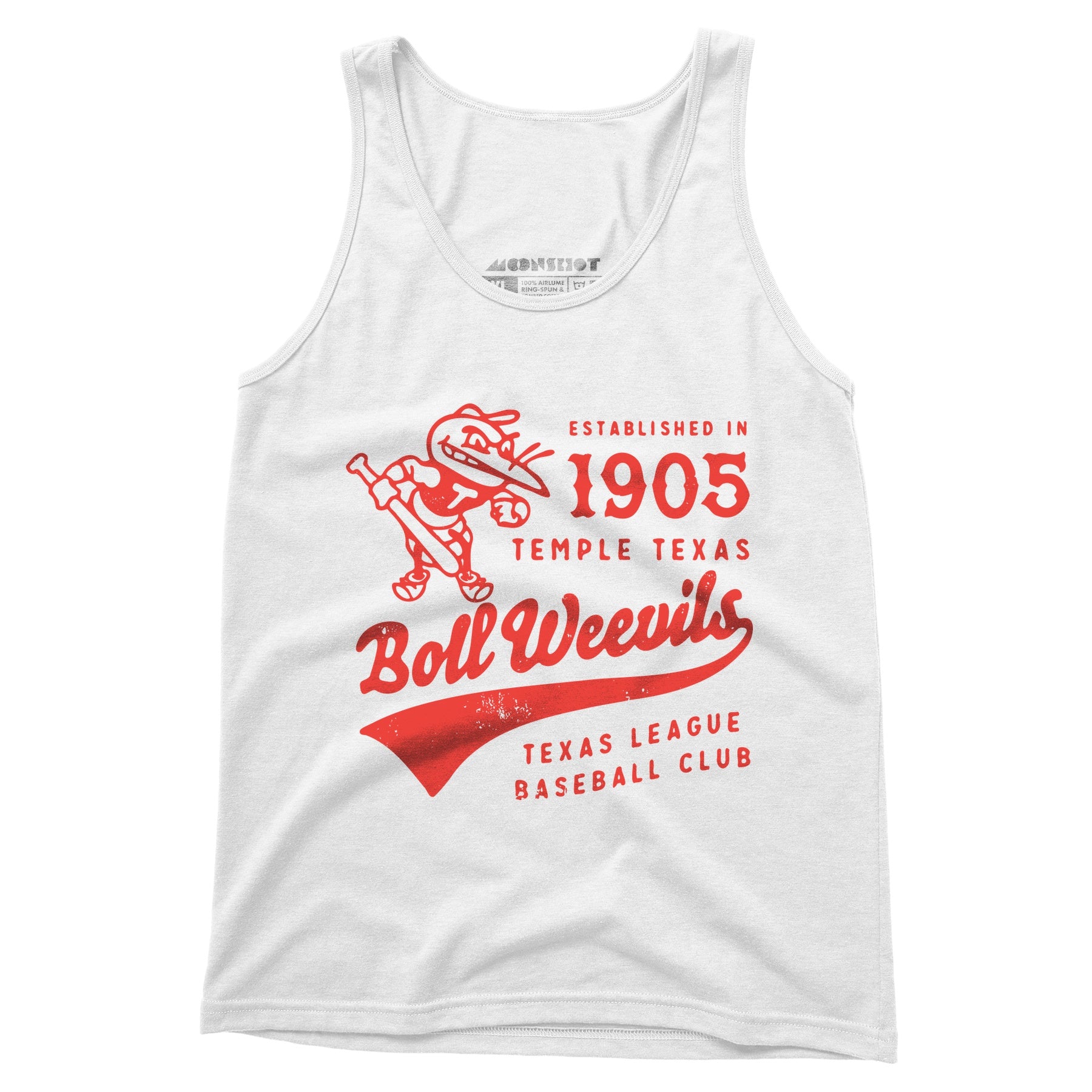 Temple Boll Weevils - Texas - Vintage Defunct Baseball Teams - Unisex Tank Top