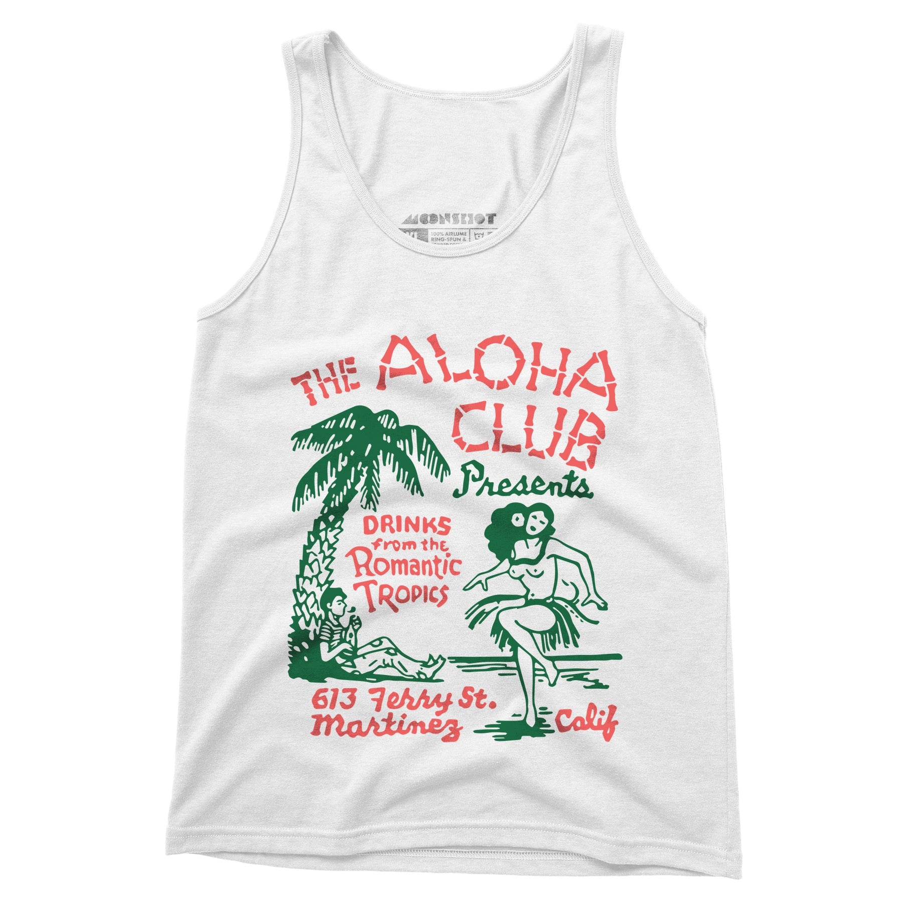 The Aloha Club - Martinez, CA - Vintage Tiki Bar - Unisex Tank Top