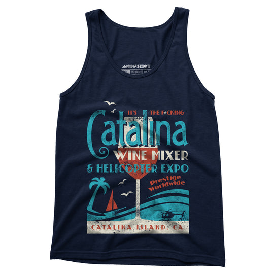 The Catalina Wine Mixer & Helicopter Expo - Unisex Tank Top