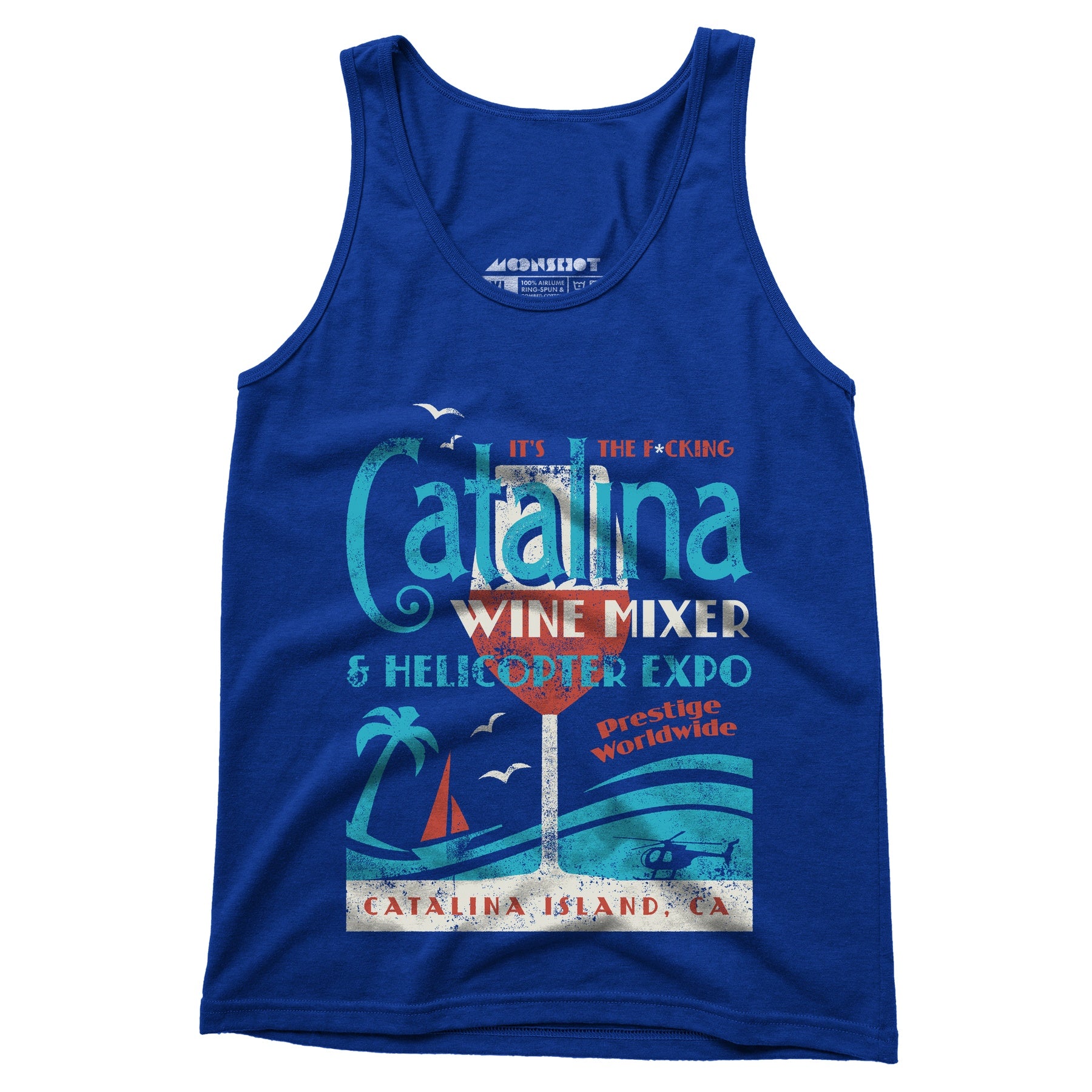 The Catalina Wine Mixer & Helicopter Expo - Unisex Tank Top