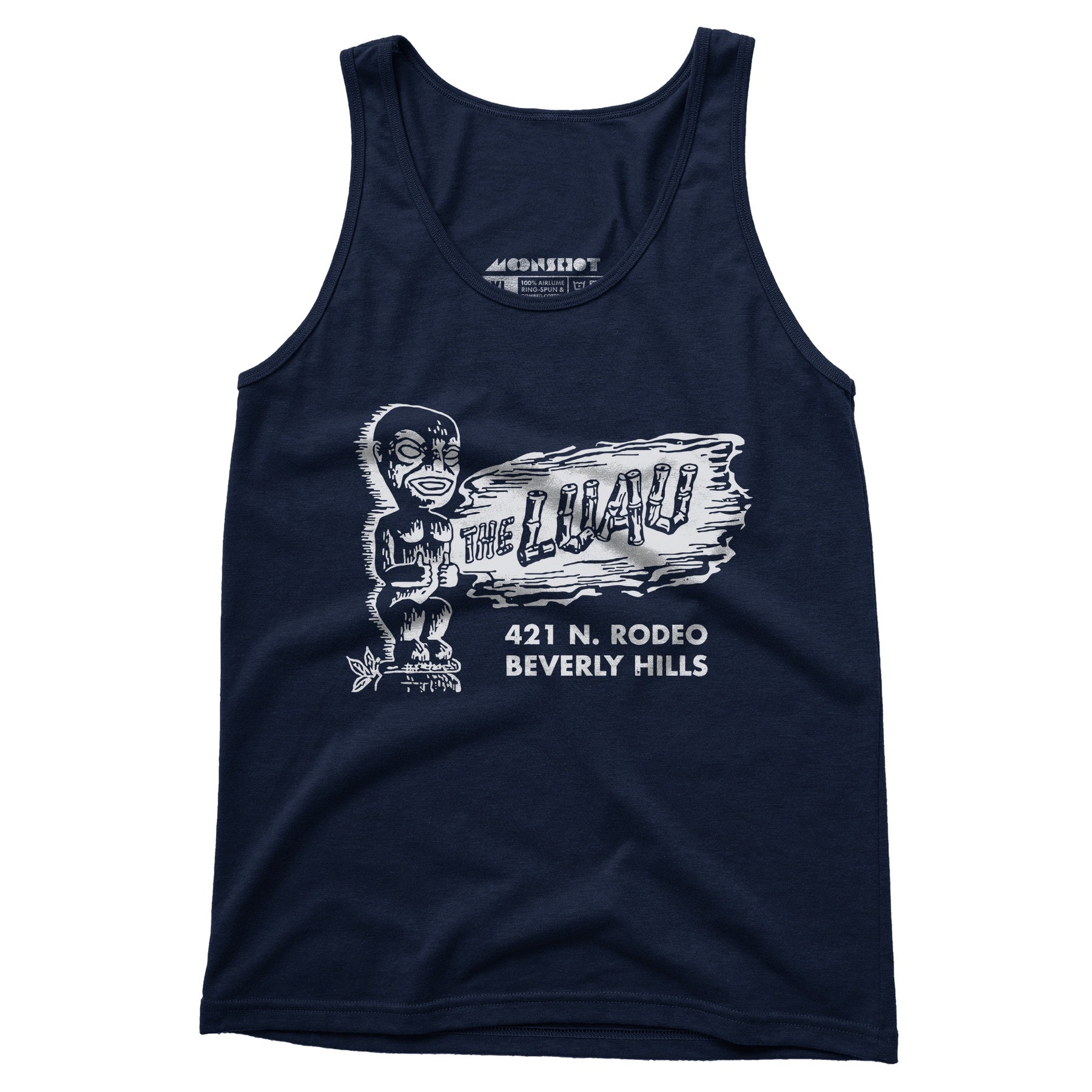 The Luau - Beverly Hills, CA - Vintage Tiki Bar - Unisex Tank Top