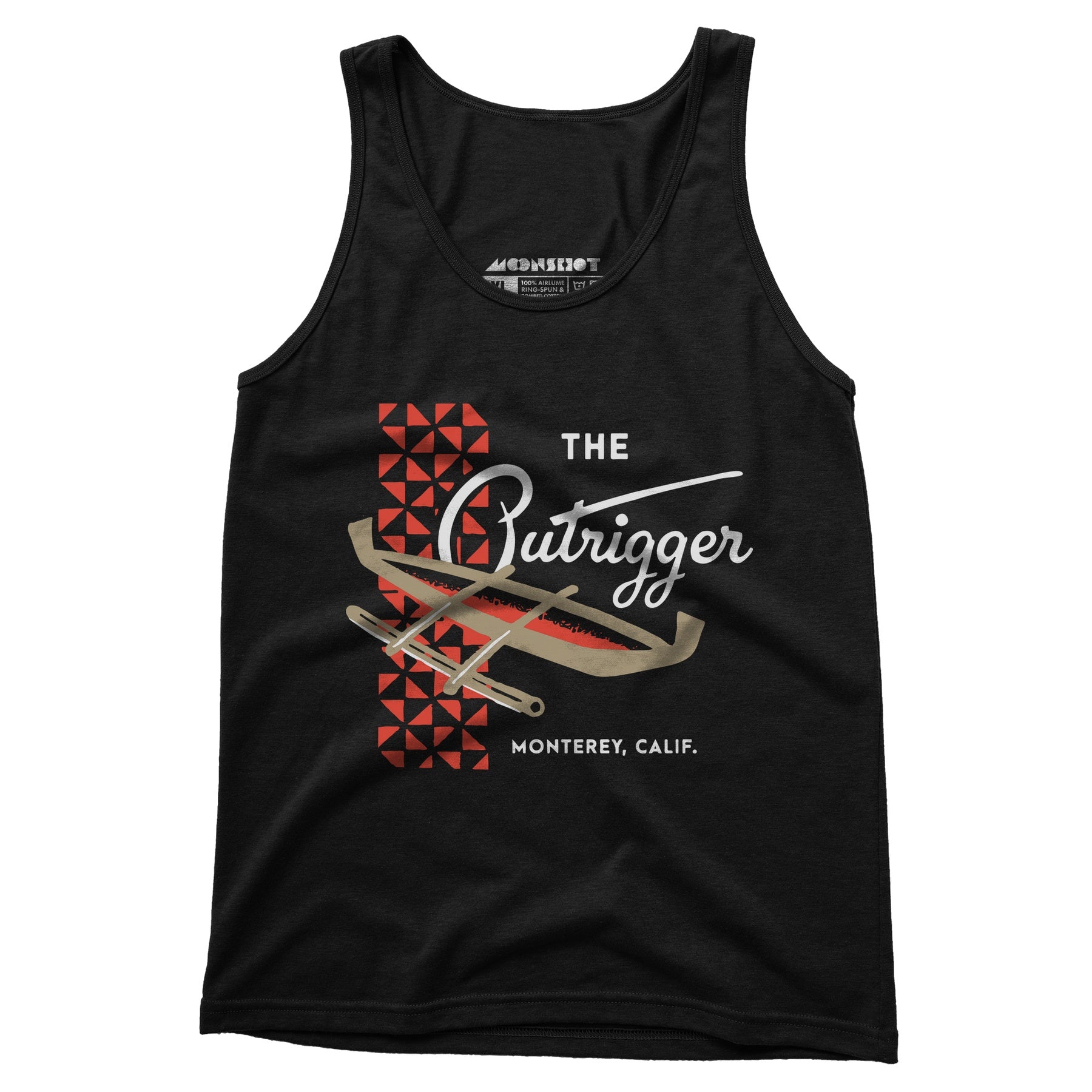 The Outrigger - Monterey, CA - Vintage Tiki Bar - Unisex Tank Top