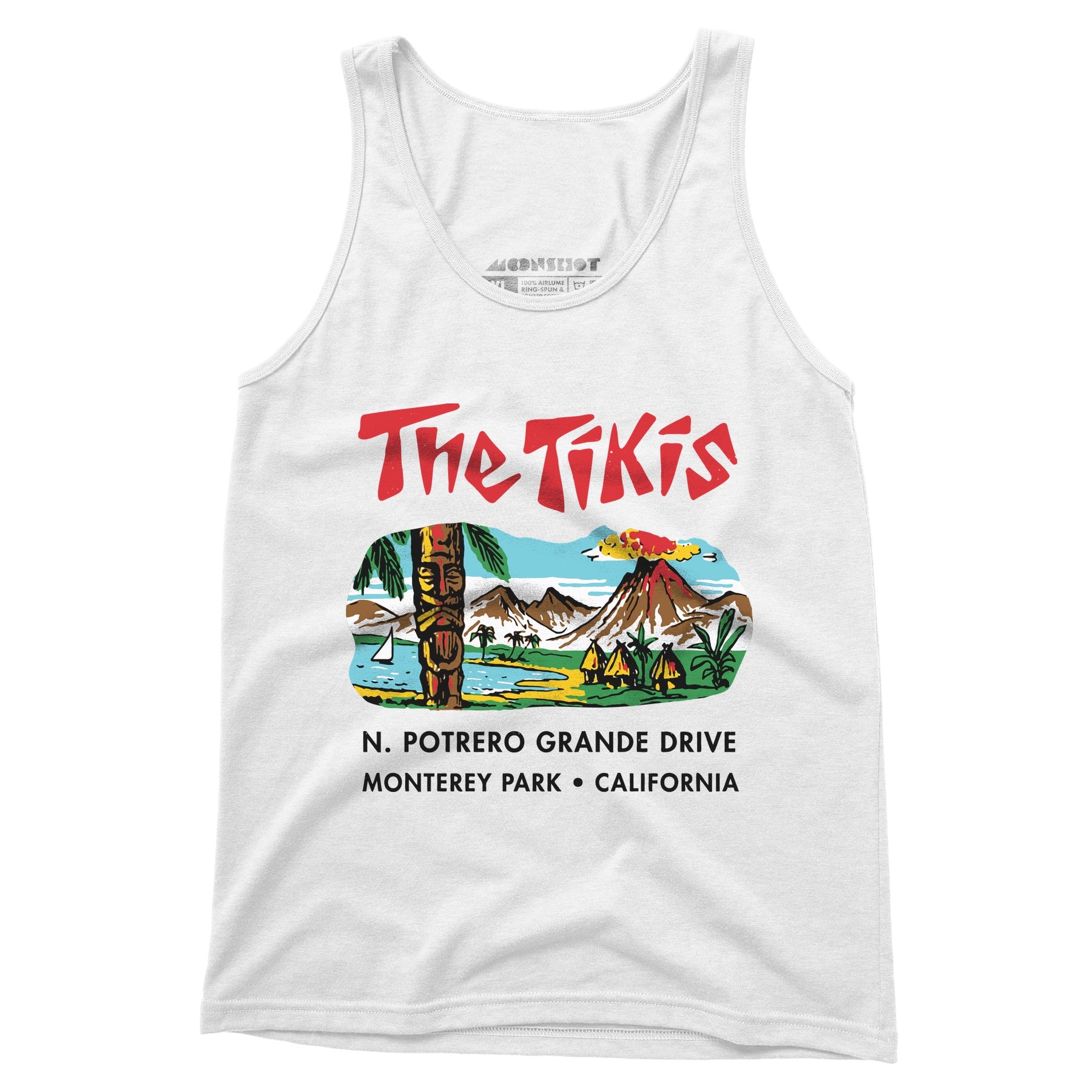 The Tikis - Monterey Park CA - Vintage Tiki Bar - Unisex Tank Top