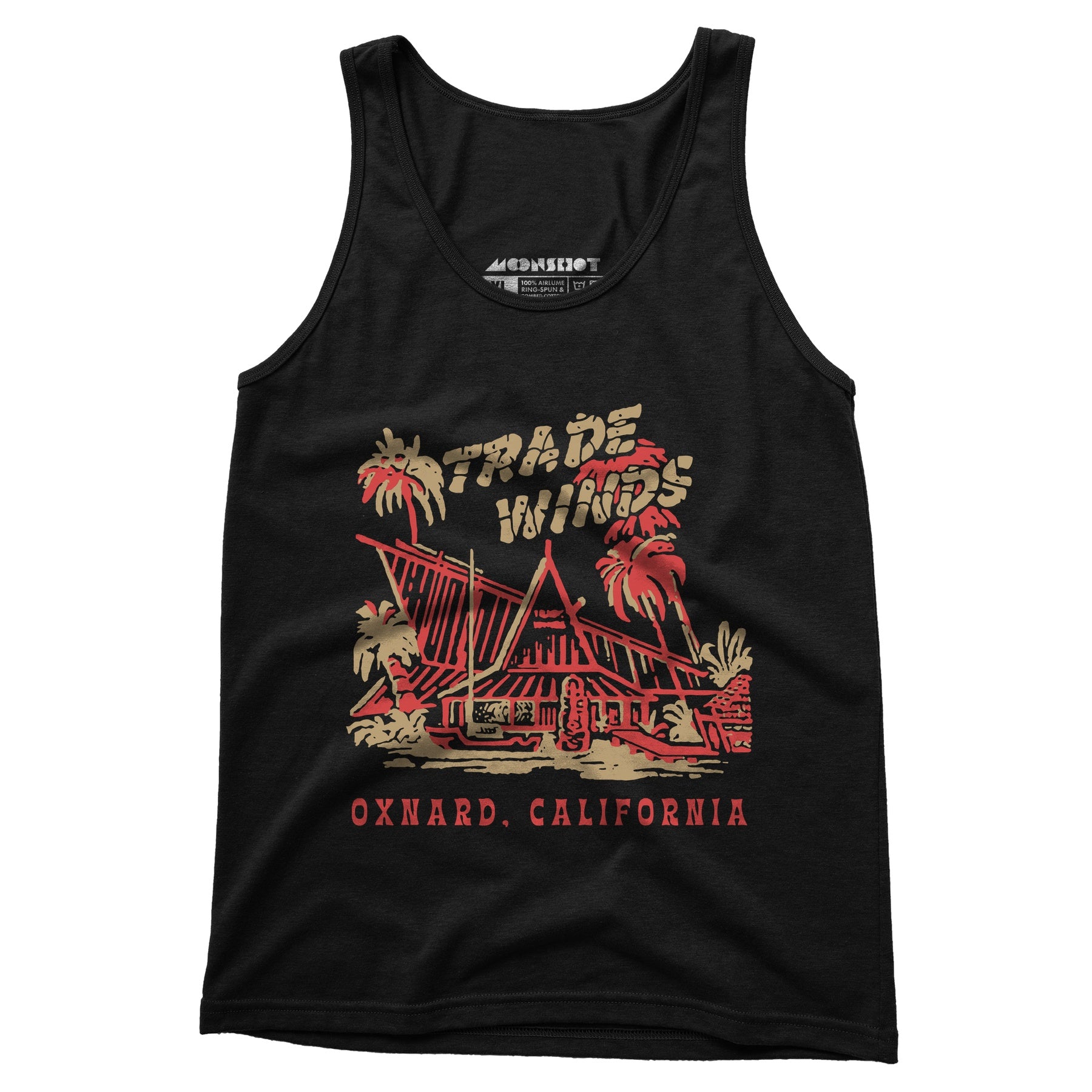 Trade Winds - Oxnard, CA - Vintage Tiki Bar - Unisex Tank Top