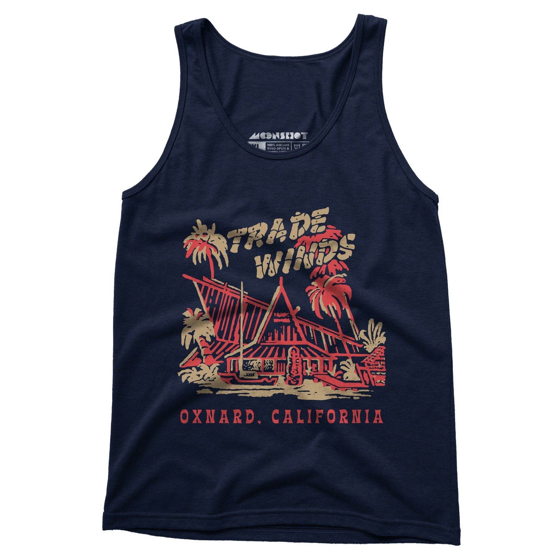 Trade Winds - Oxnard, CA - Vintage Tiki Bar - Unisex Tank Top
