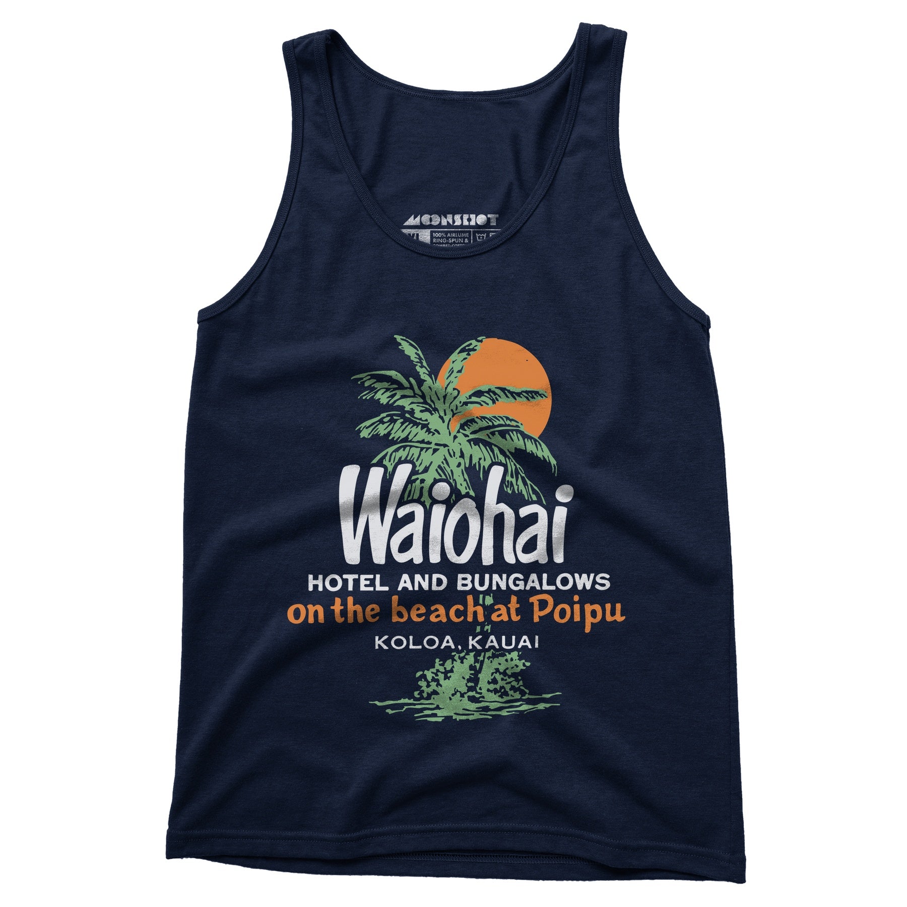 Waiohai Hotel and Bungalows - Kauai, Hawaii - Vintage - Unisex Tank Top