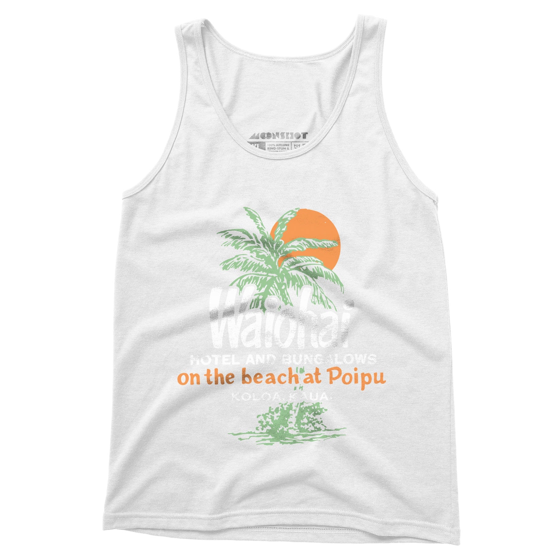 Waiohai Hotel and Bungalows - Kauai, Hawaii - Vintage - Unisex Tank Top