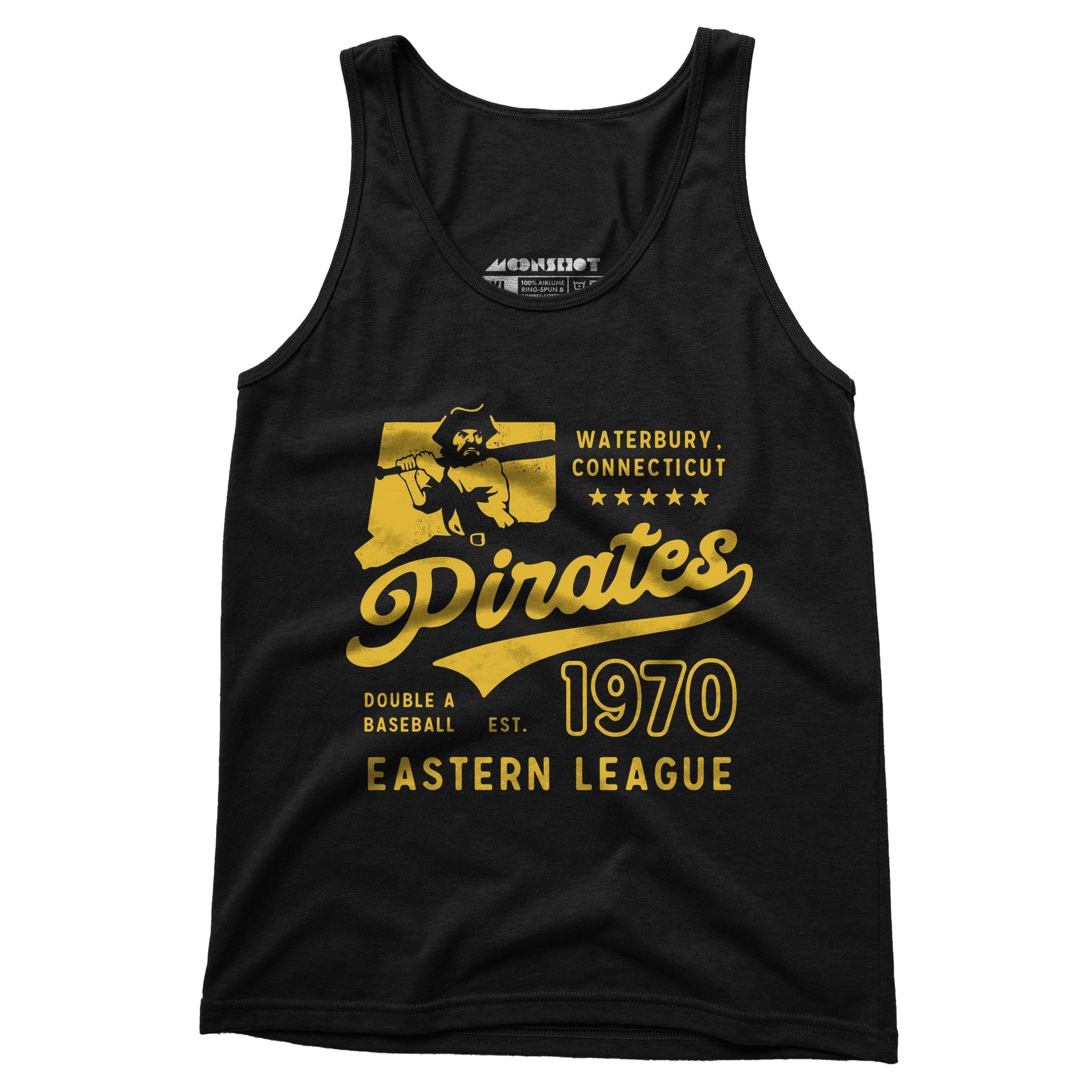 Waterbury Pirates - Connecticut - Vintage Defunct Baseball Teams - Unisex Tank Top