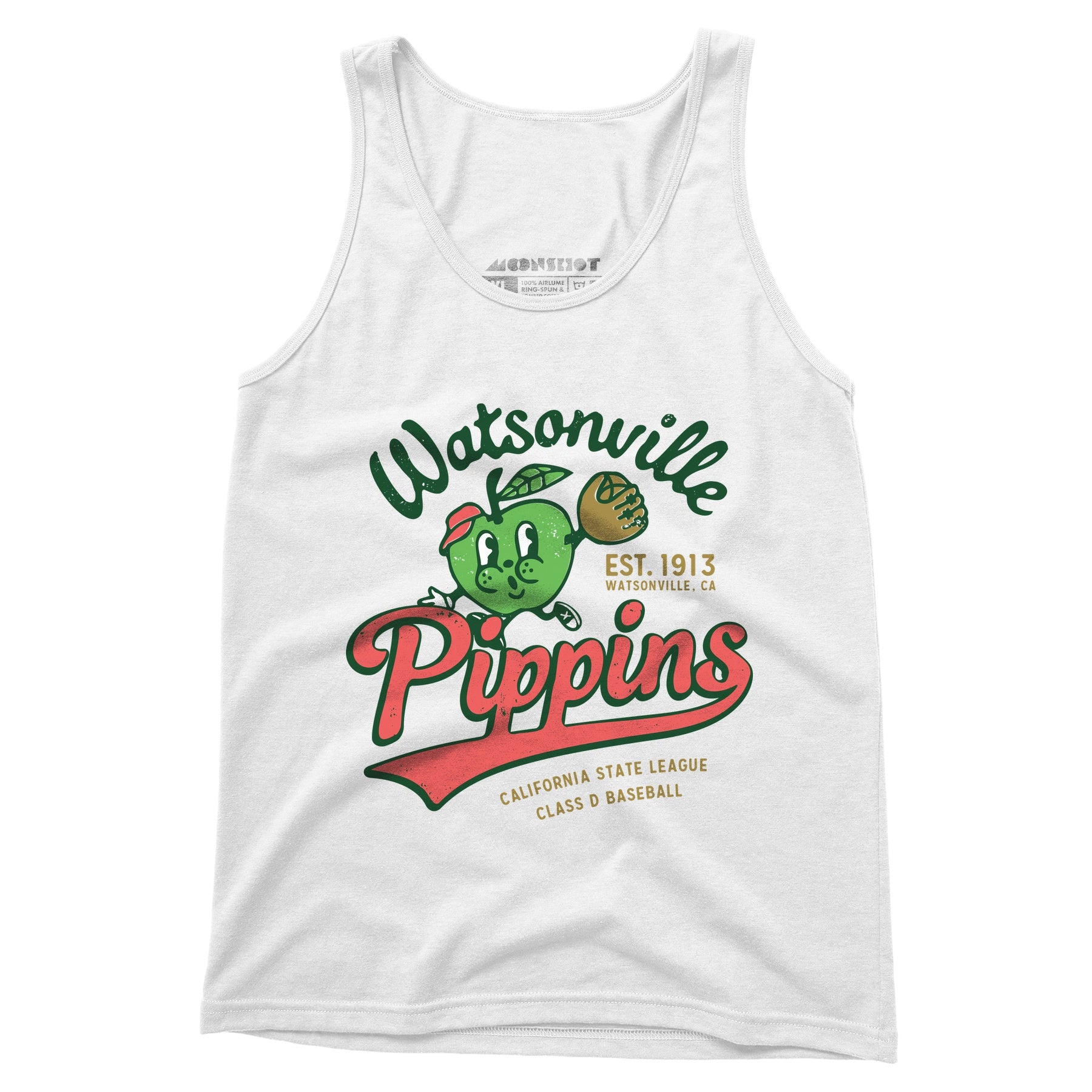 Watsonville Pippins - California - Vintage Defunct Baseball Teams - Unisex Tank Top