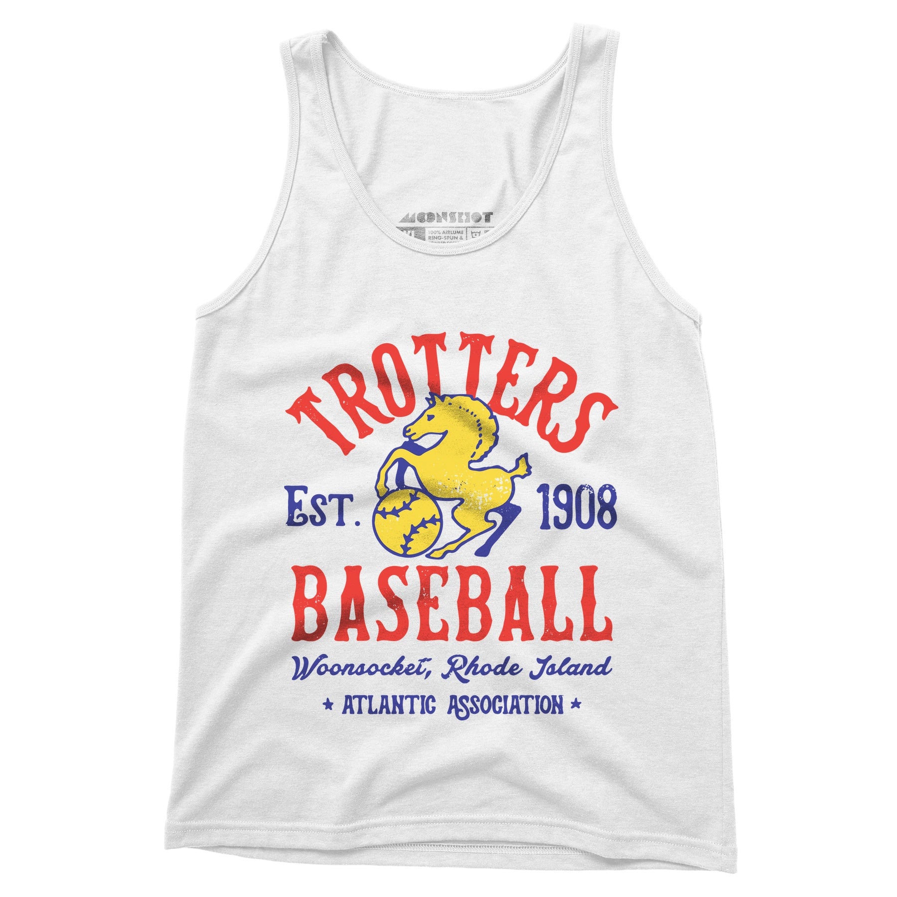 Woonsocket Trotters - Rhode Island - Vintage Defunct Baseball Teams - Unisex Tank Top