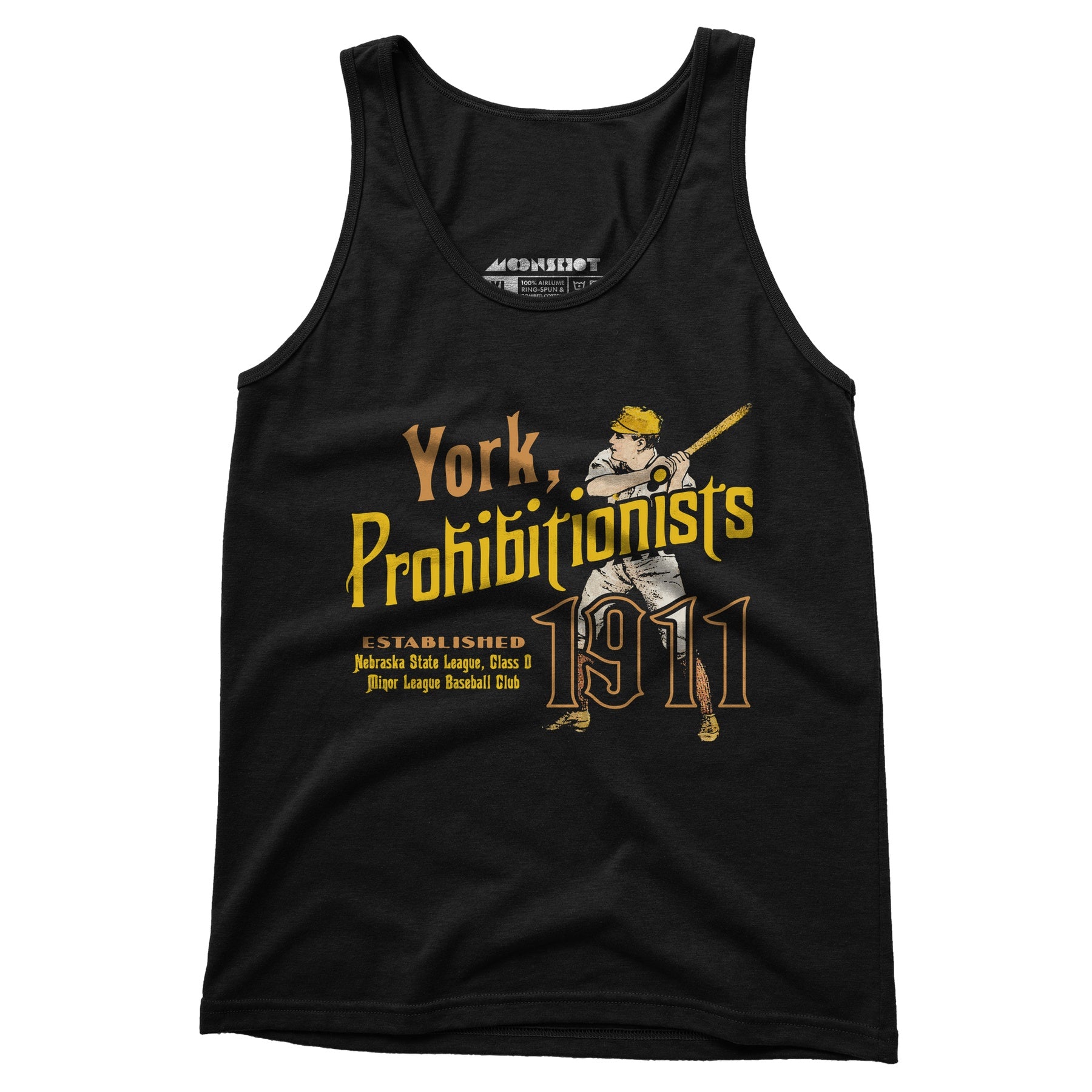 York Prohibitionists - Nebraska - Vintage Defunct Baseball Teams - Unisex Tank Top