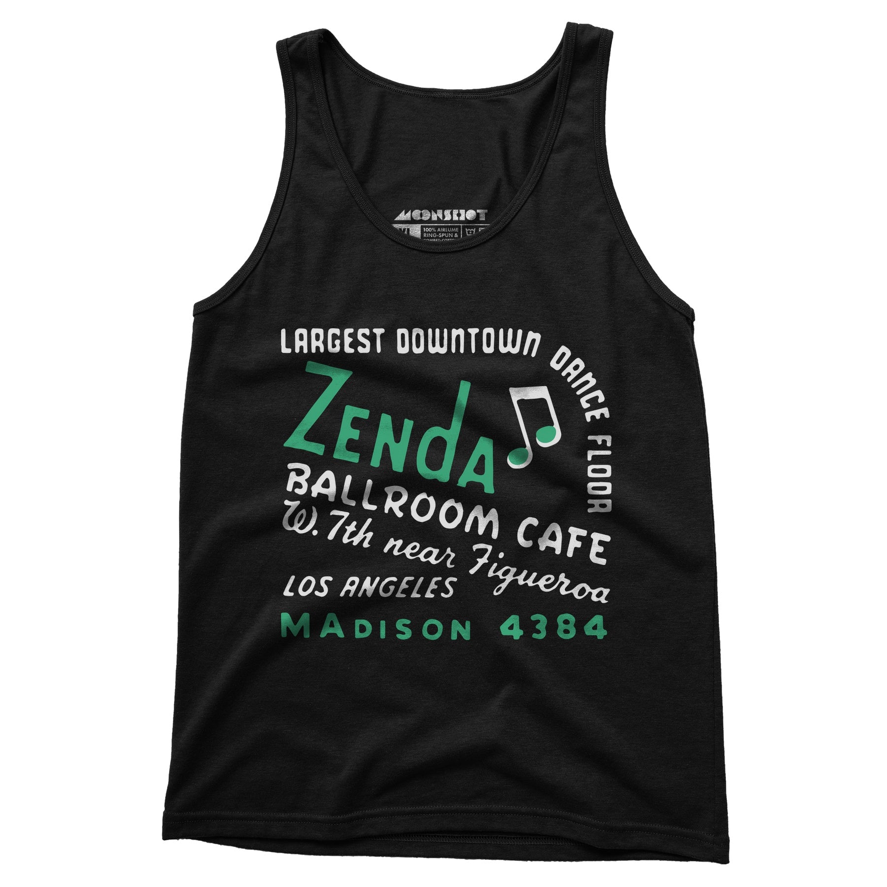 Zenda Ballroom Cafe - Los Angeles, CA - Vintage Nightclub - Unisex Tank Top