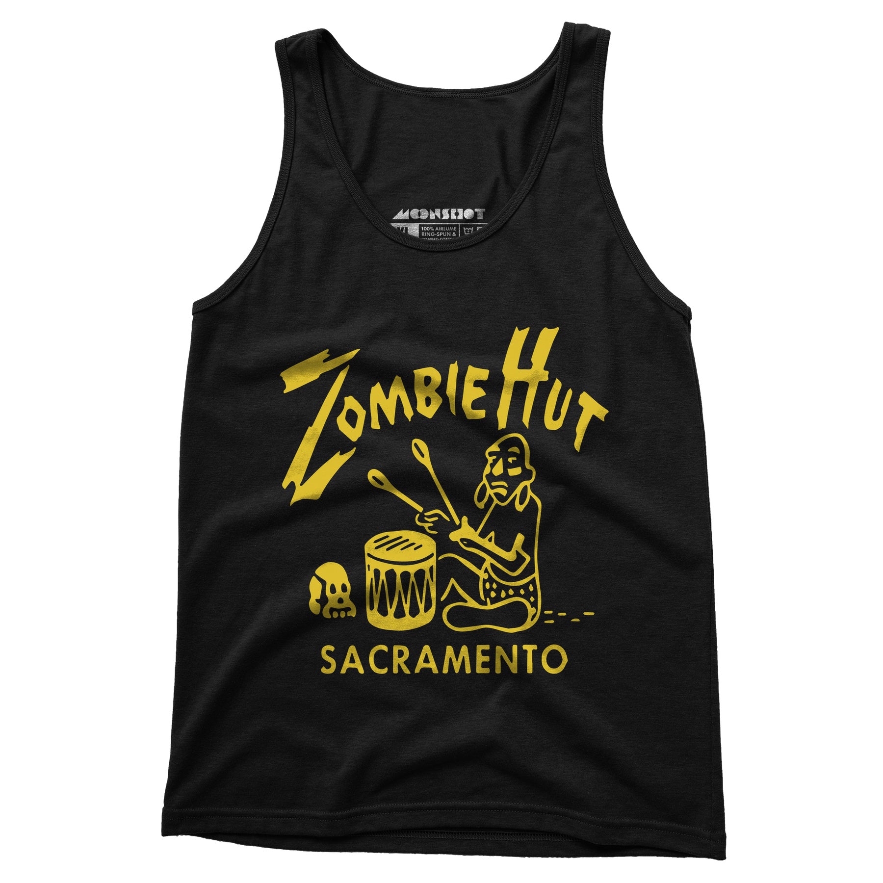 Zombie Hut - Sacramento, CA - Vintage Tiki Bar - Unisex Tank Top