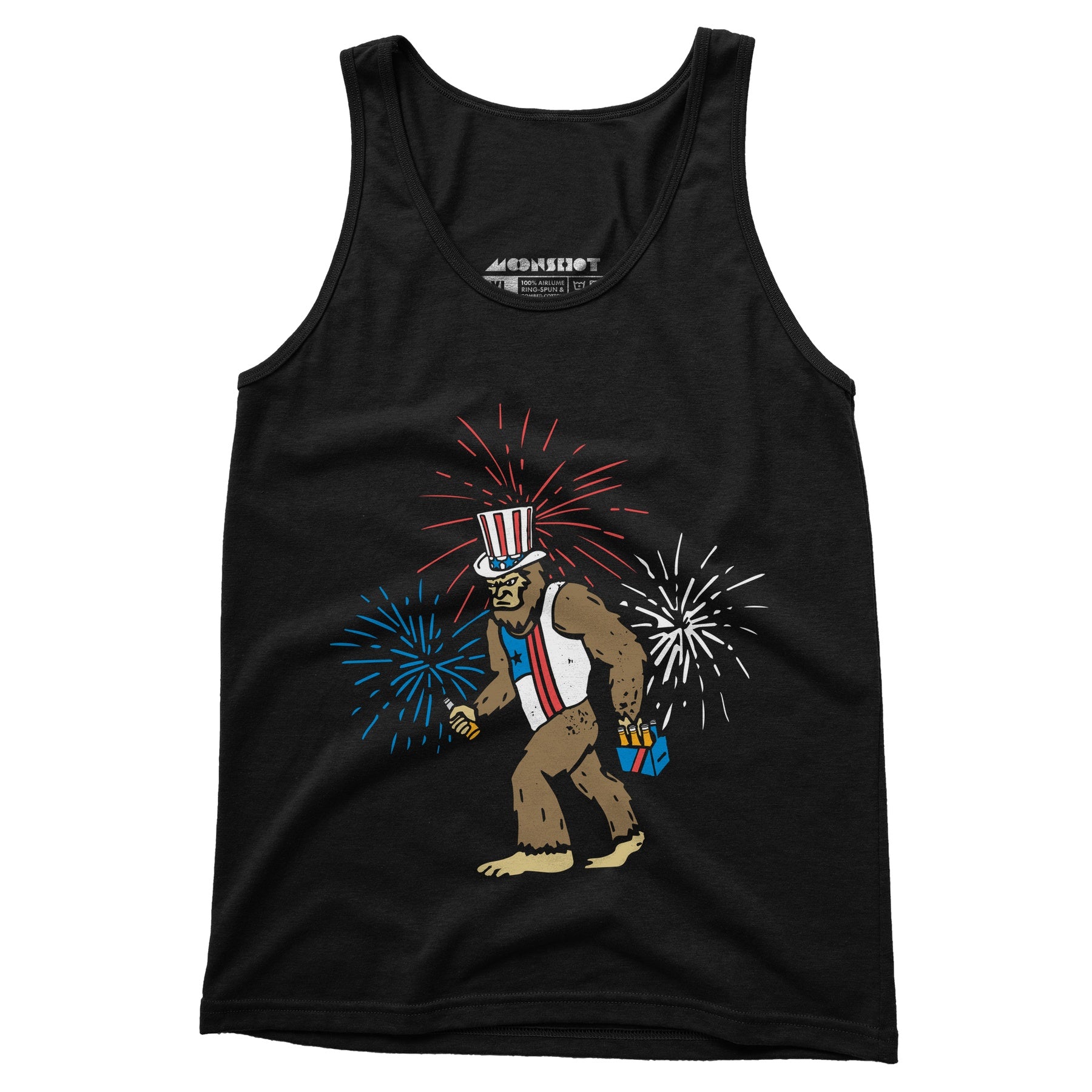 4th of July Bigfoot - Unisex Tank Top