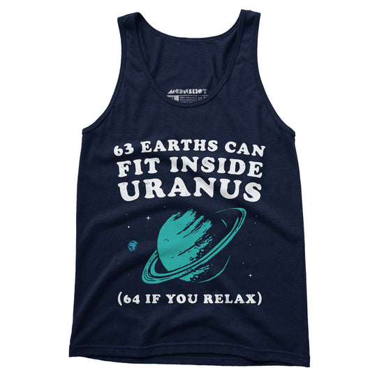 63 Earths Can Fit Inside Uranus - Unisex Tank Top