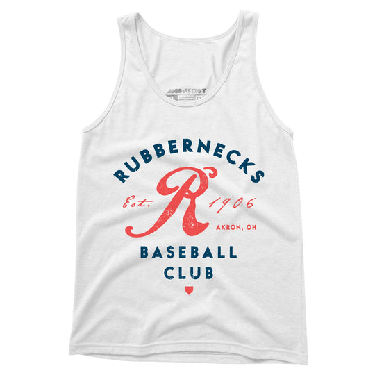 Akron Rubbernecks - Ohio - Vintage Defunct Baseball Teams - Unisex Tank Top