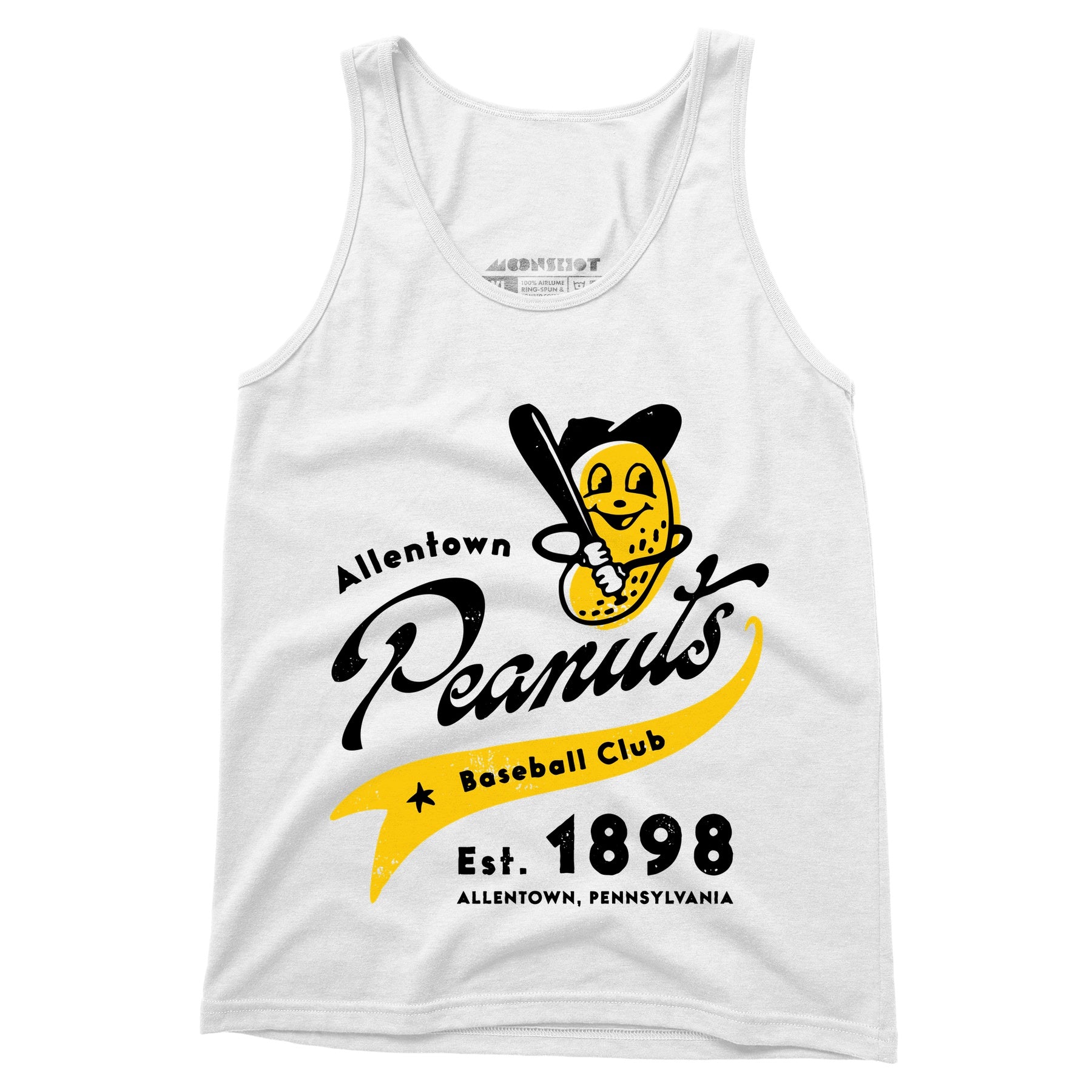 Allentown Peanuts - Pennsylvania - Vintage Defunct Baseball Teams - Unisex Tank Top