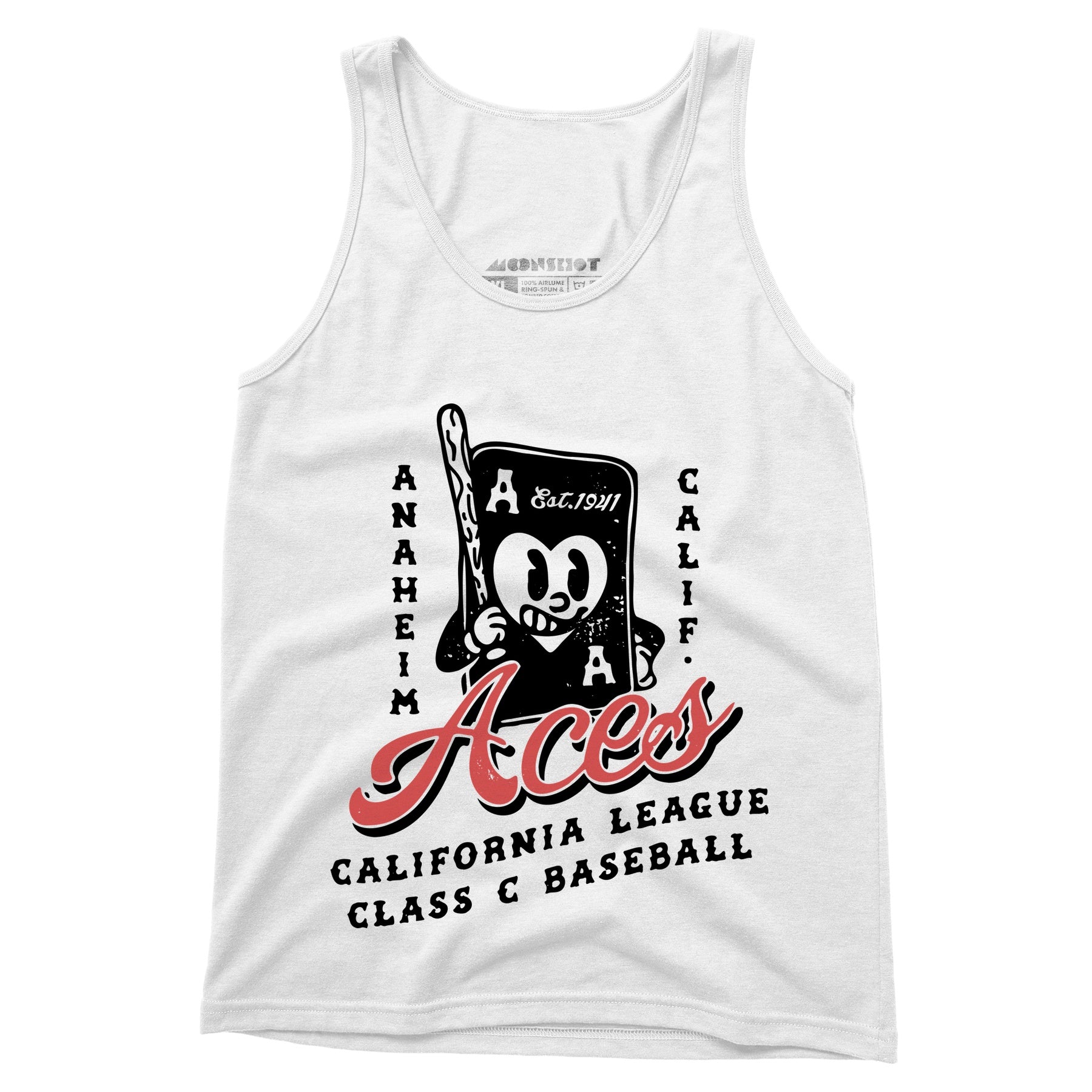 Anaheim Aces - California - Vintage Defunct Baseball Teams - Unisex Tank Top