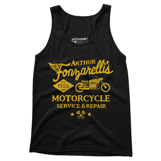 Arthur Fonzarelli's Motorcycle Service & Repair - Unisex Tank Top