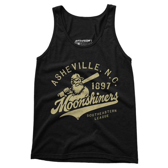 Asheville Moonshiners - North Carolina - Vintage Defunct Baseball Teams - Unisex Tank Top