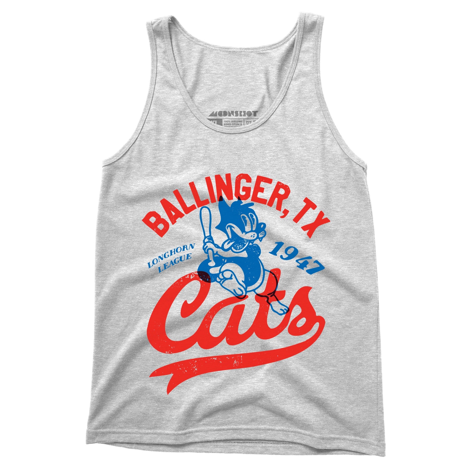 Ballinger Cats - Texas - Vintage Defunct Baseball Teams - Unisex Tank Top