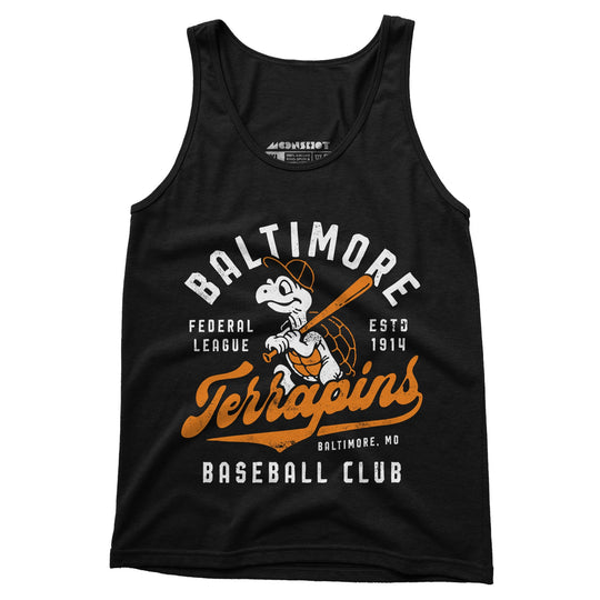 Baltimore Terrapins - Maryland - Vintage Defunct Baseball Teams - Unisex Tank Top
