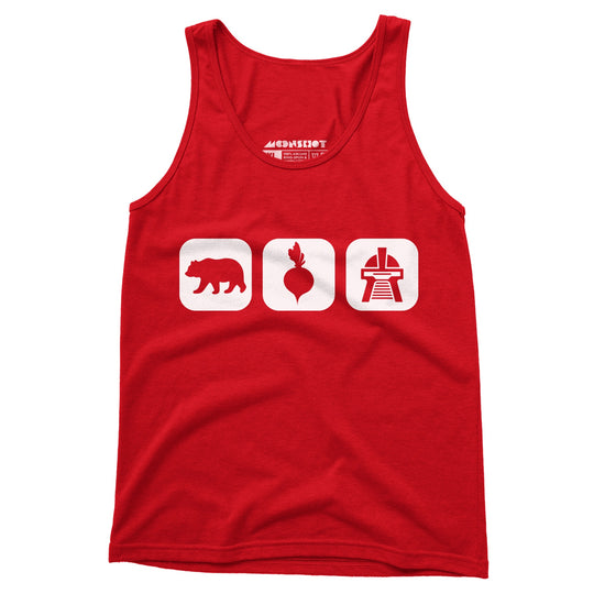 Bears Beets Battlestar Galactica v2 - Unisex Tank Top