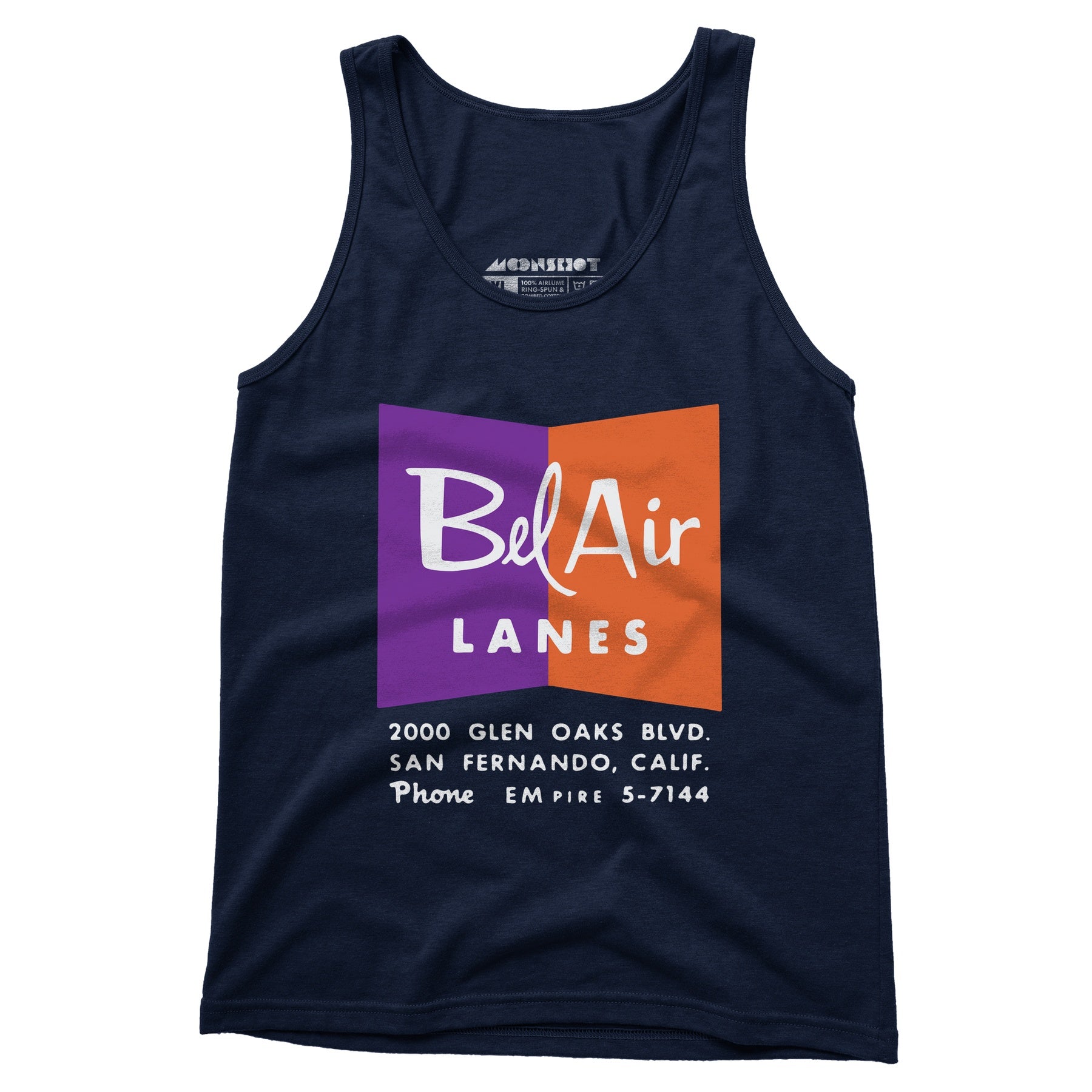 Bel Air Lanes - San Fernando, CA - Vintage Bowling Alley - Unisex Tank Top