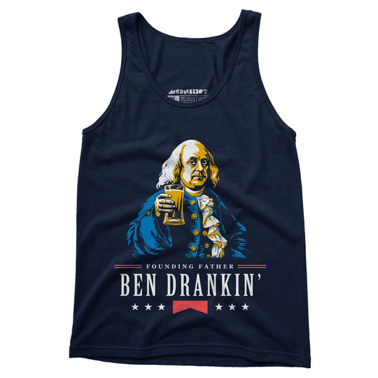 Ben Drankin' Founding Father - Unisex Tank Top
