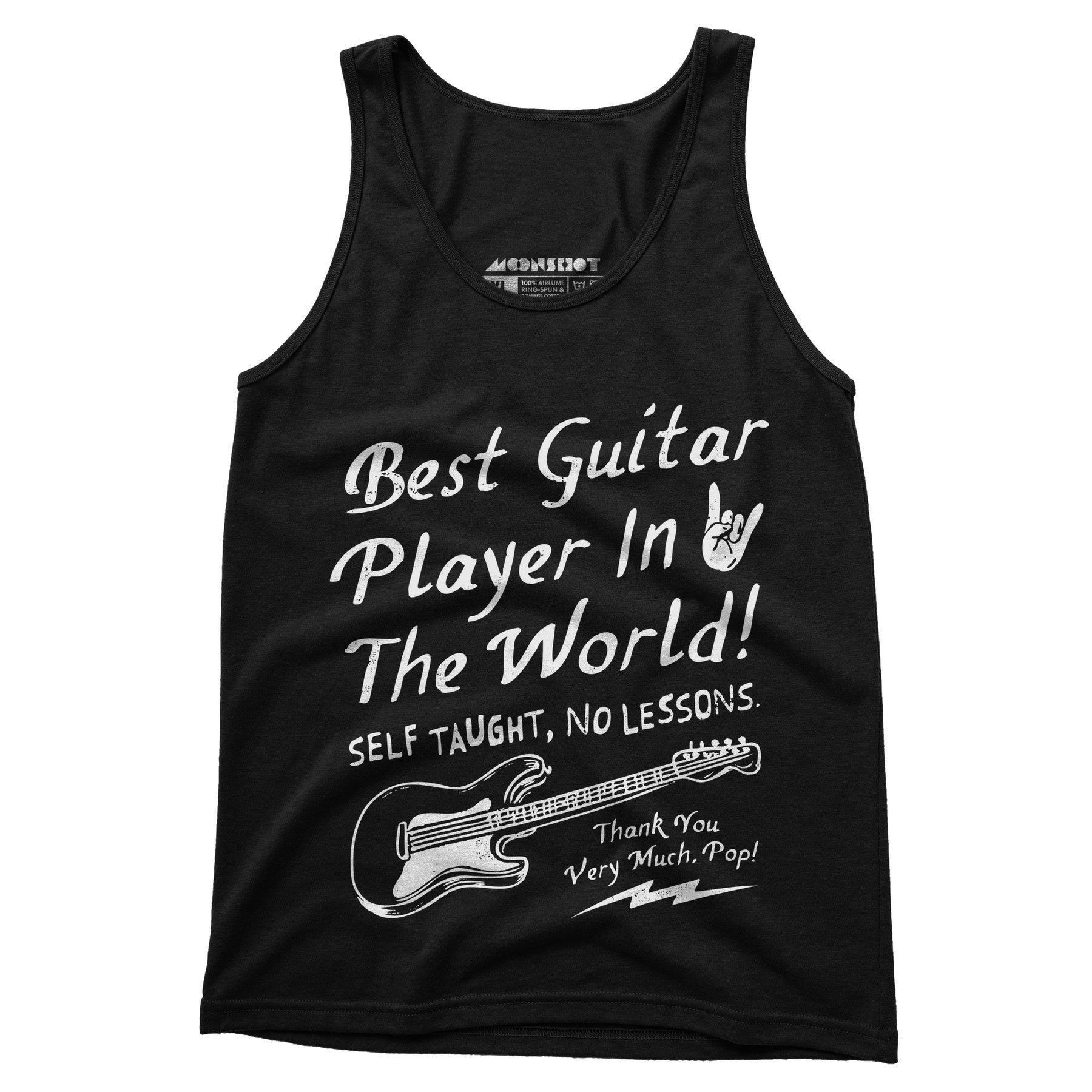 Best Guitar Player in The World Textual - Unisex Tank Top