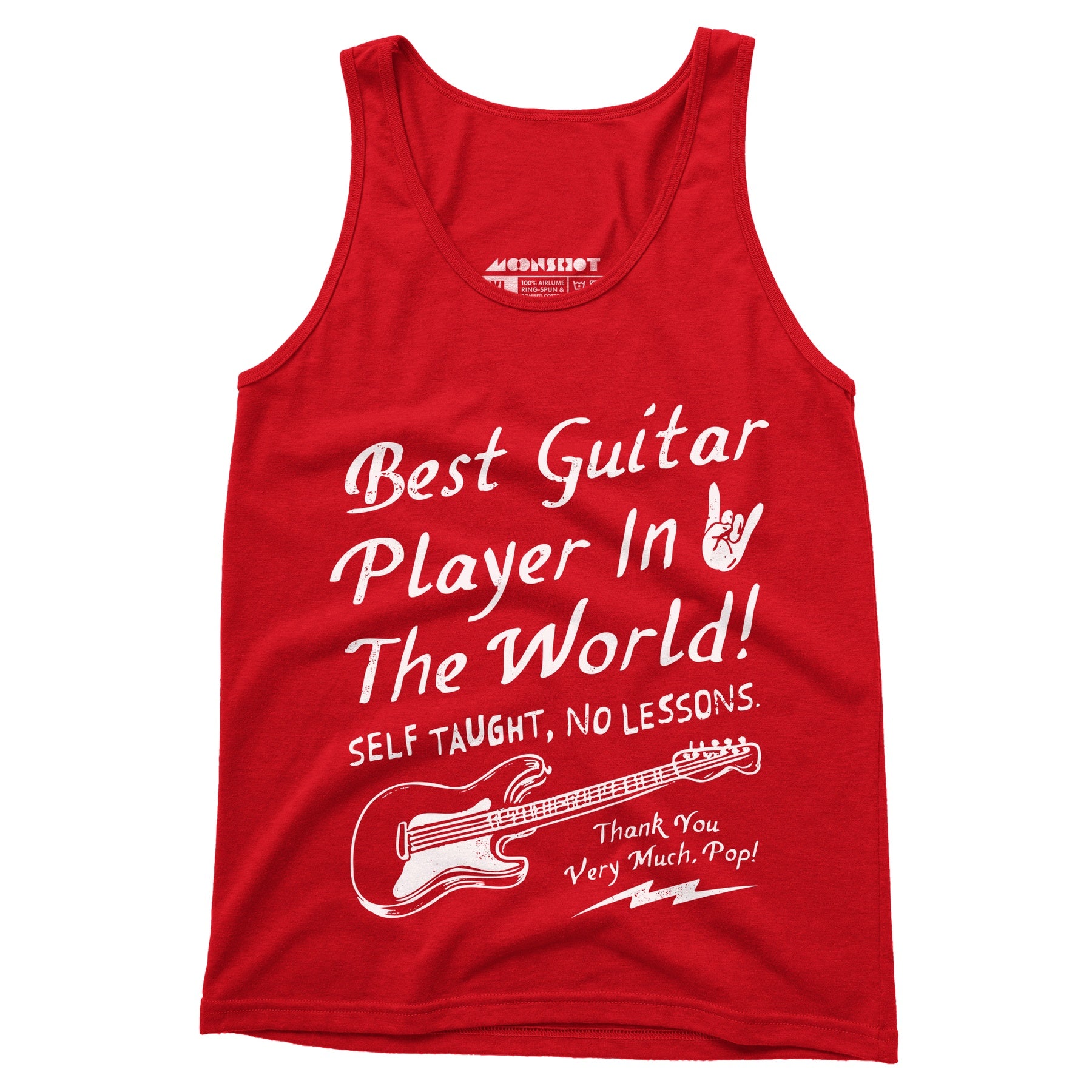 Best Guitar Player in The World Textual - Unisex Tank Top