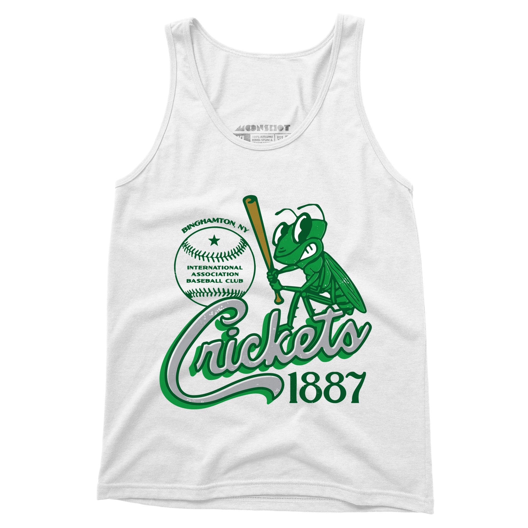 Binghamton Crickets - New York - Vintage Defunct Baseball Teams - Unisex Tank Top