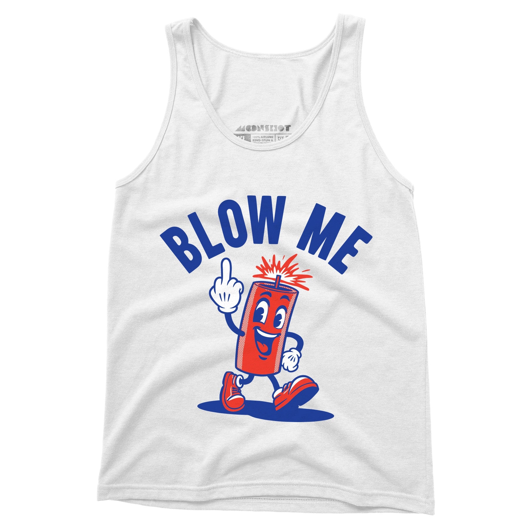 Blow Me - Firework Print - Unisex Tank Top