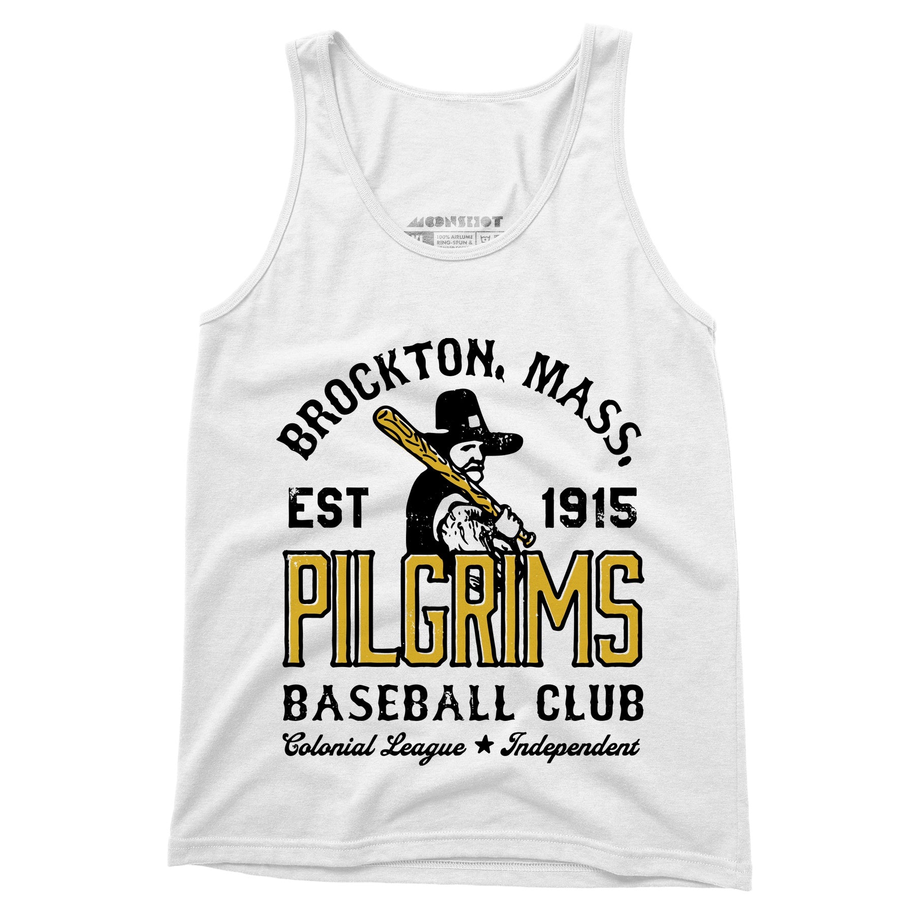 Brockton Pilgrims - Massachusetts - Vintage Defunct Baseball Teams - Unisex Tank Top