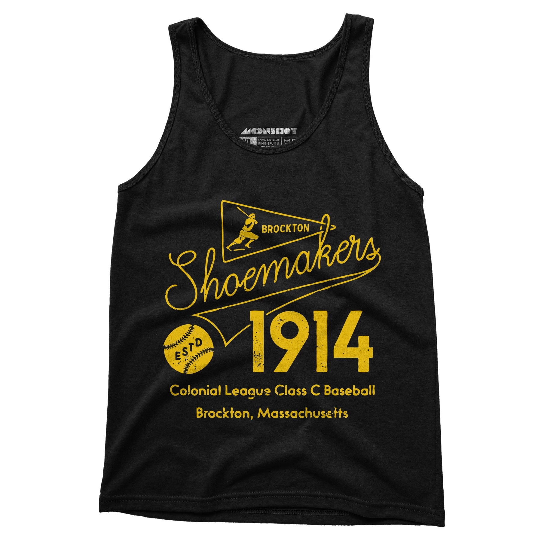 Brockton Shoemakers - Massachusetts - Vintage Defunct Baseball Teams - Unisex Tank Top