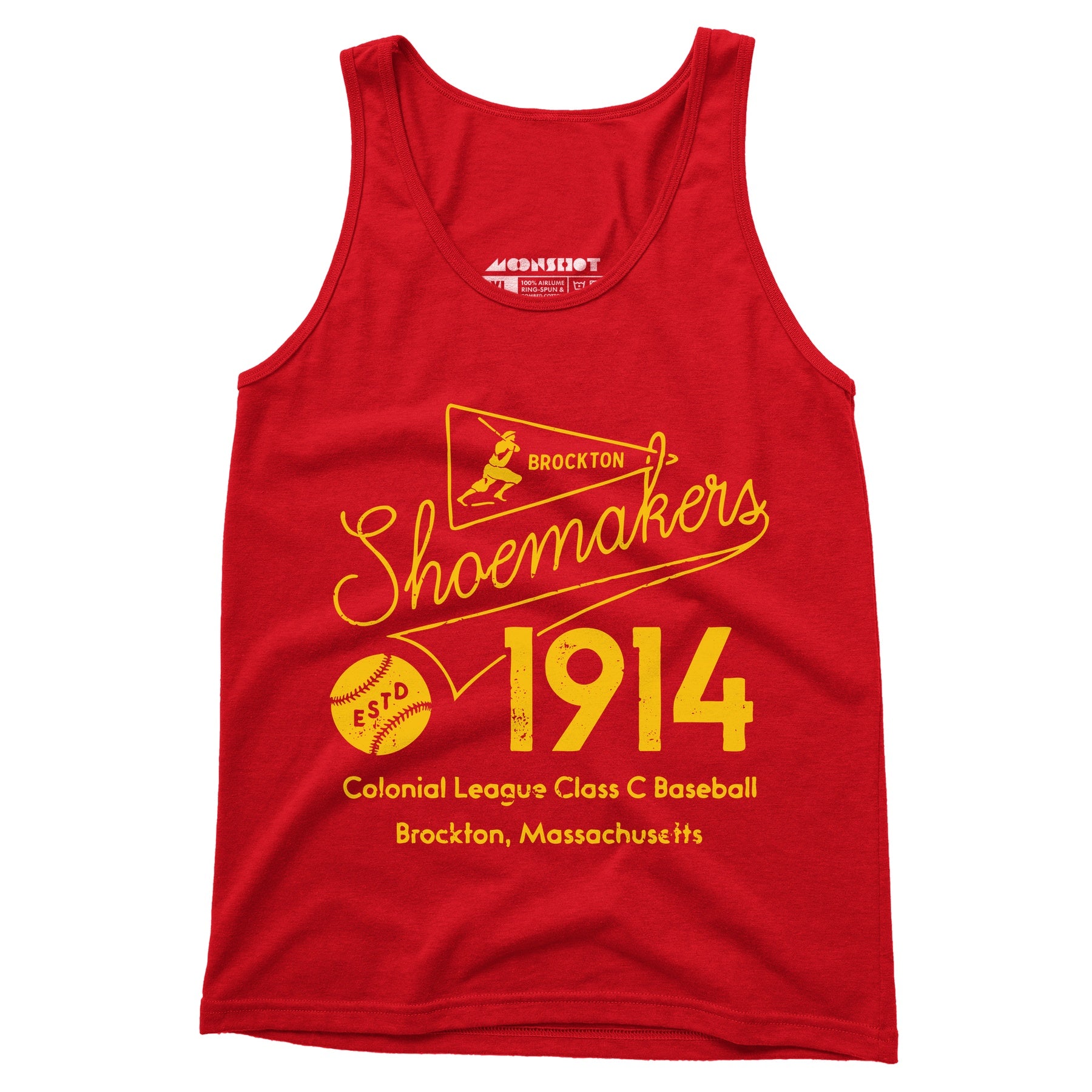 Brockton Shoemakers - Massachusetts - Vintage Defunct Baseball Teams - Unisex Tank Top