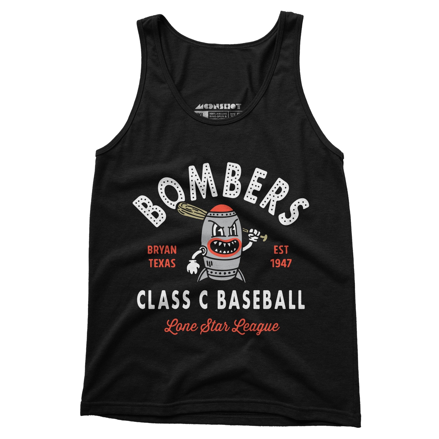 Bryan Bombers - Texas - Vintage Defunct Baseball Teams - Unisex Tank Top