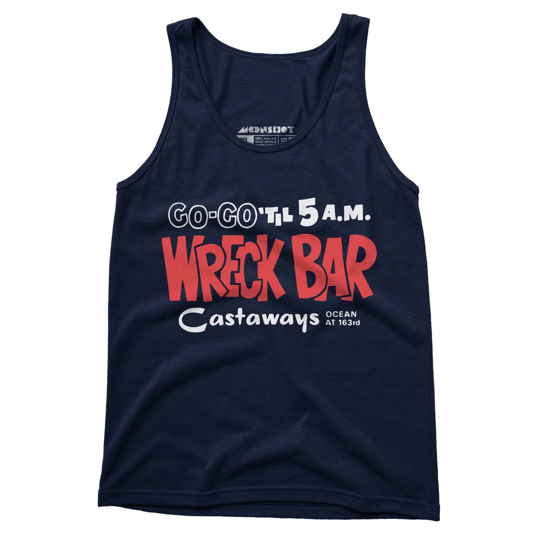 Castaways Motel Wreck Bar - Miami, FL - Vintage Tiki Bar - Unisex Tank Top