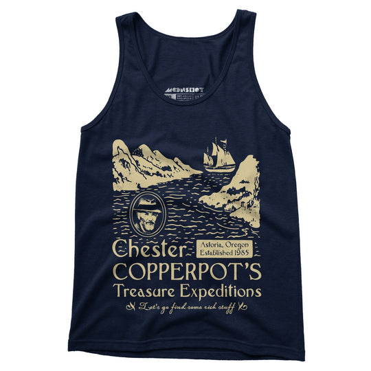 Chester Copperpot's Treasure Expeditions - Unisex Tank Top