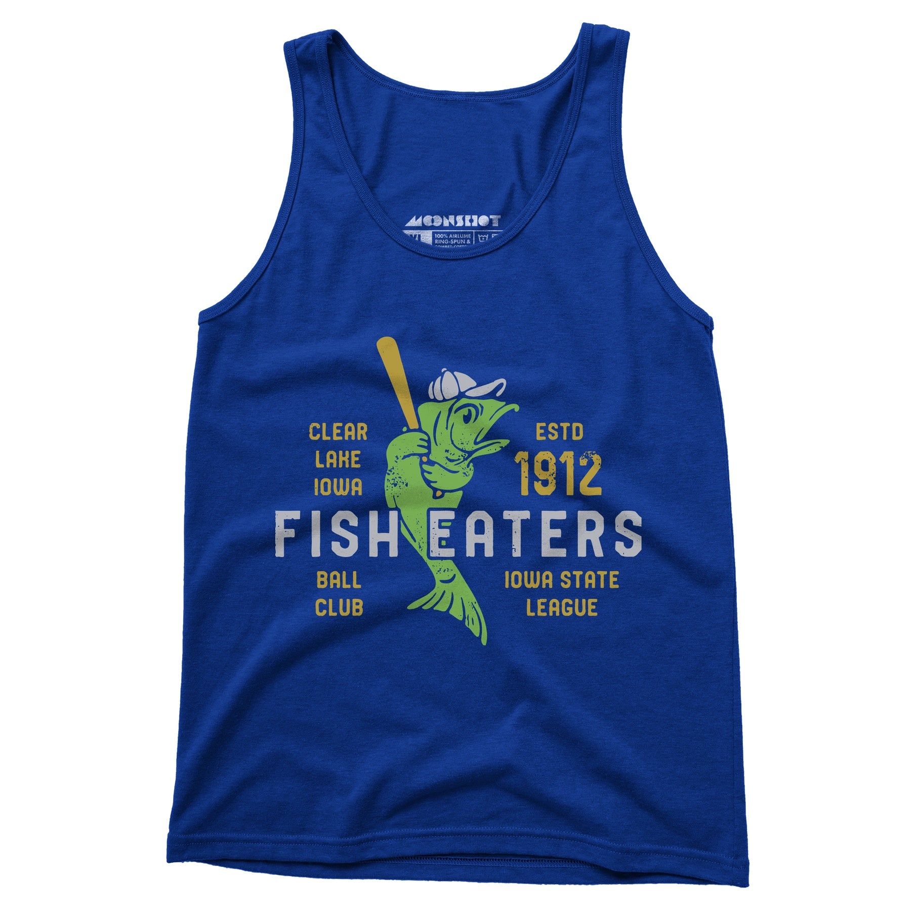 Clear Lake Fish Eaters - Iowa - Vintage Defunct Baseball Teams - Unisex Tank Top