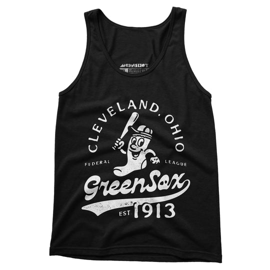 Cleveland Green Sox - Ohio - Vintage Defunct Baseball Teams - Unisex Tank Top